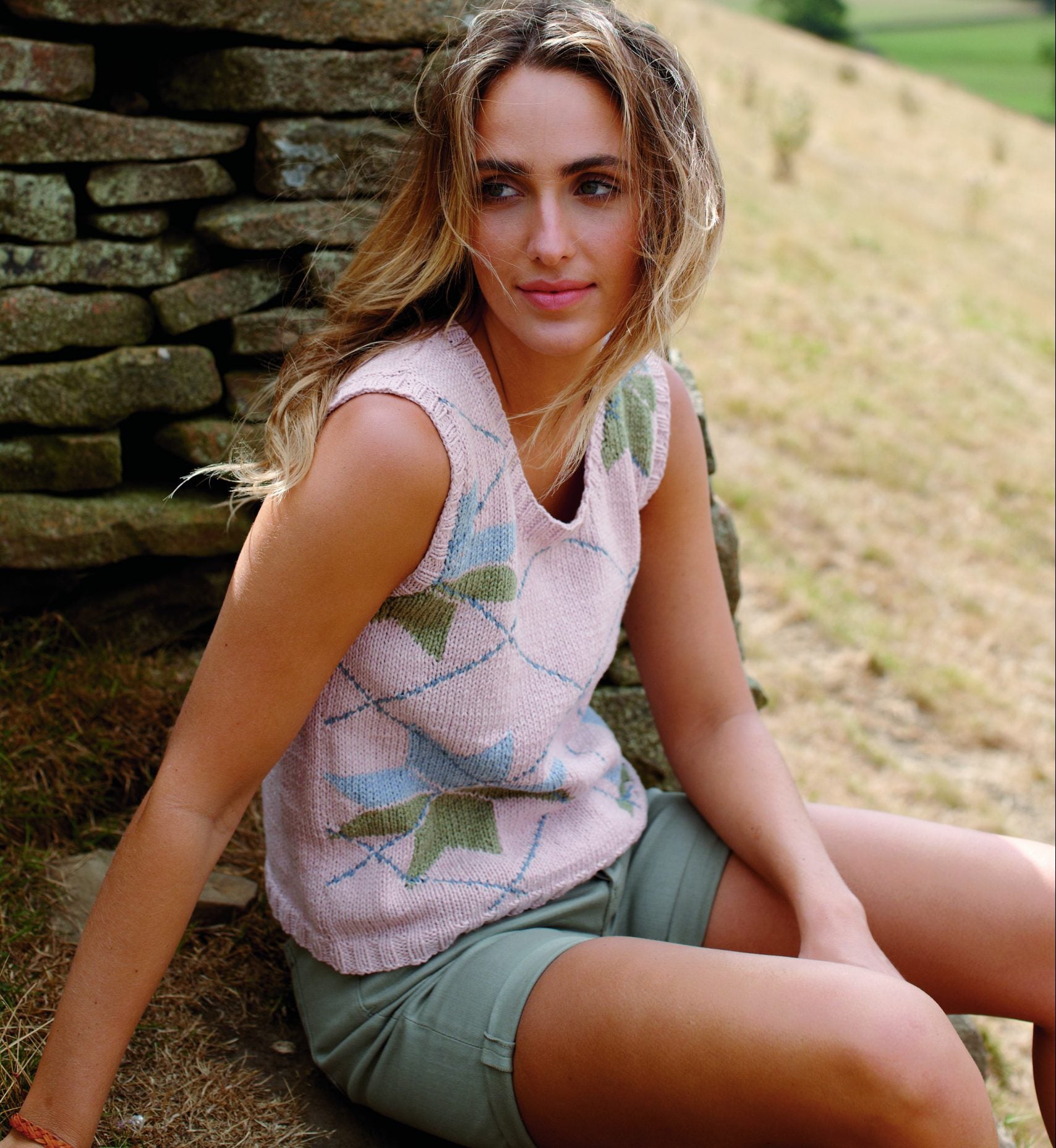 Aester kirjoneuleslipari - Rowan Cotton Cashmere