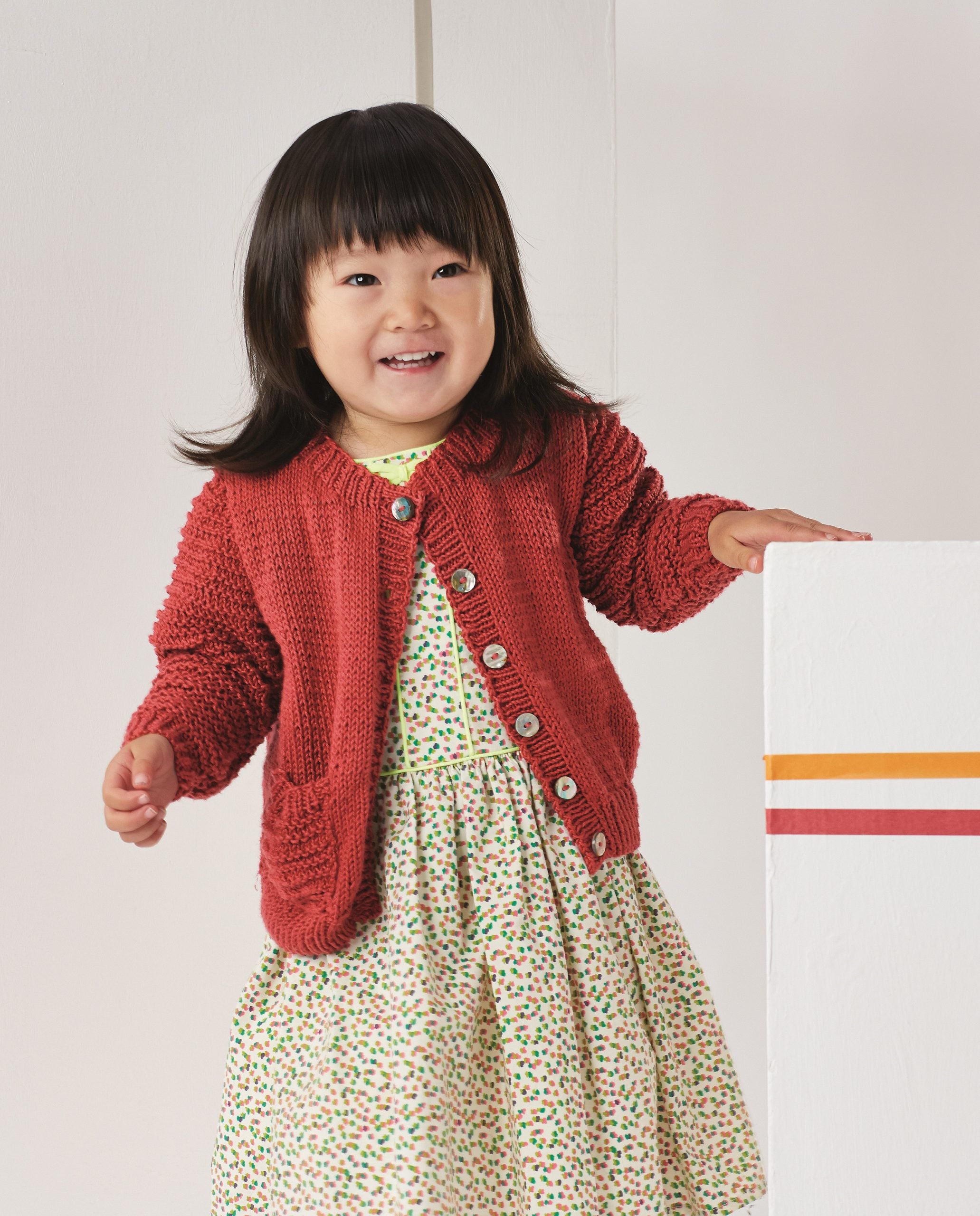 Penny lasten neuletakki - Rowan Baby Merino Silk DK