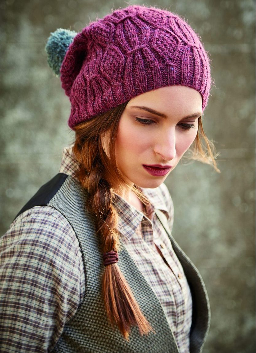 Barley Neulottu myssy - Rowan Felted Tweed