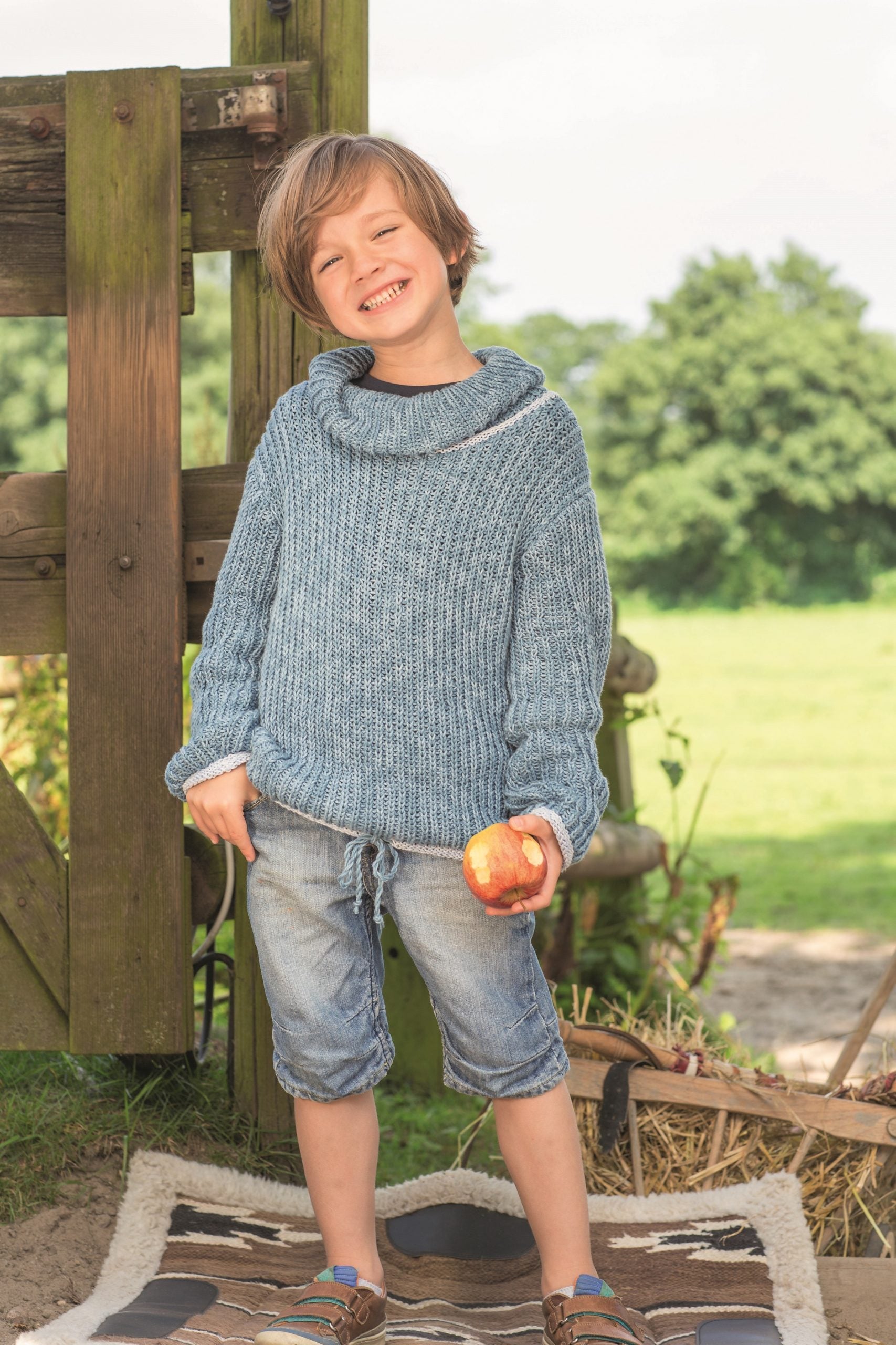 Lapsen neulepusero - Catania Denim