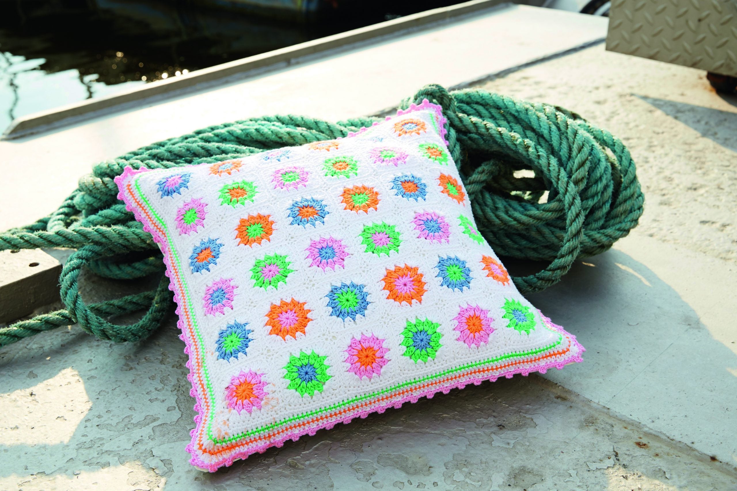 Virkatty tyynynpäällinen - Catania