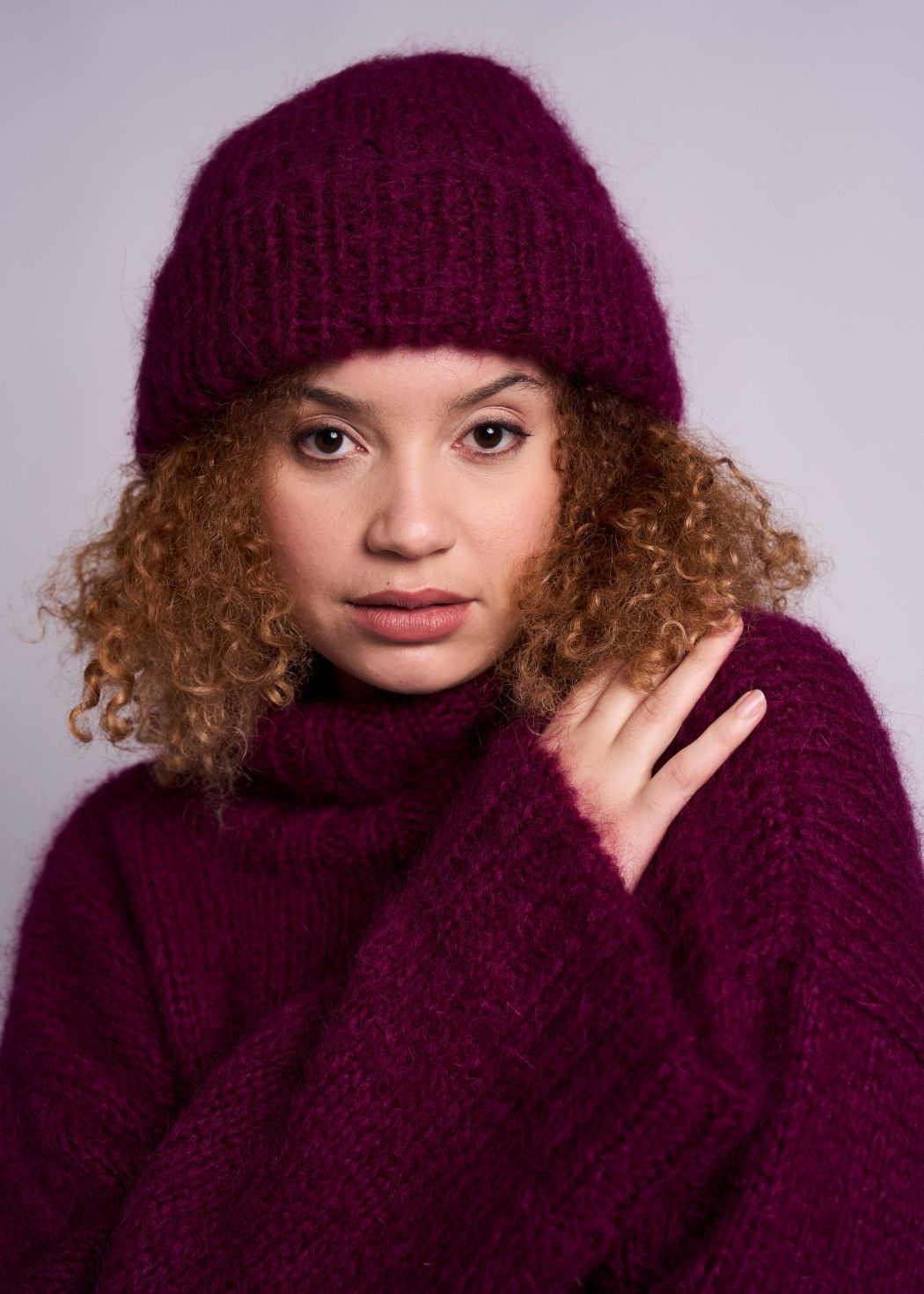 Myssy ja neulehuivi - Mode at Rowan Mohair Soft