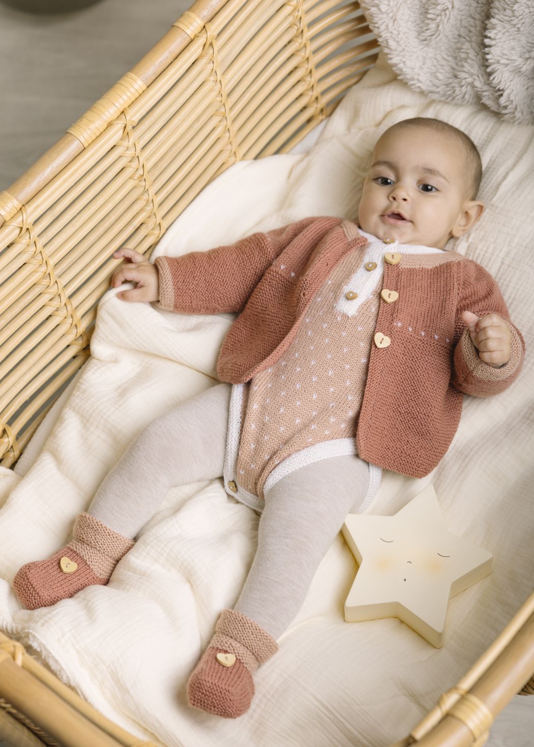 Vauvan neuletakki - DMC 100% Baby 3 Merino