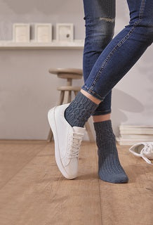 Denim Trend palmikkosukat - Regia 4