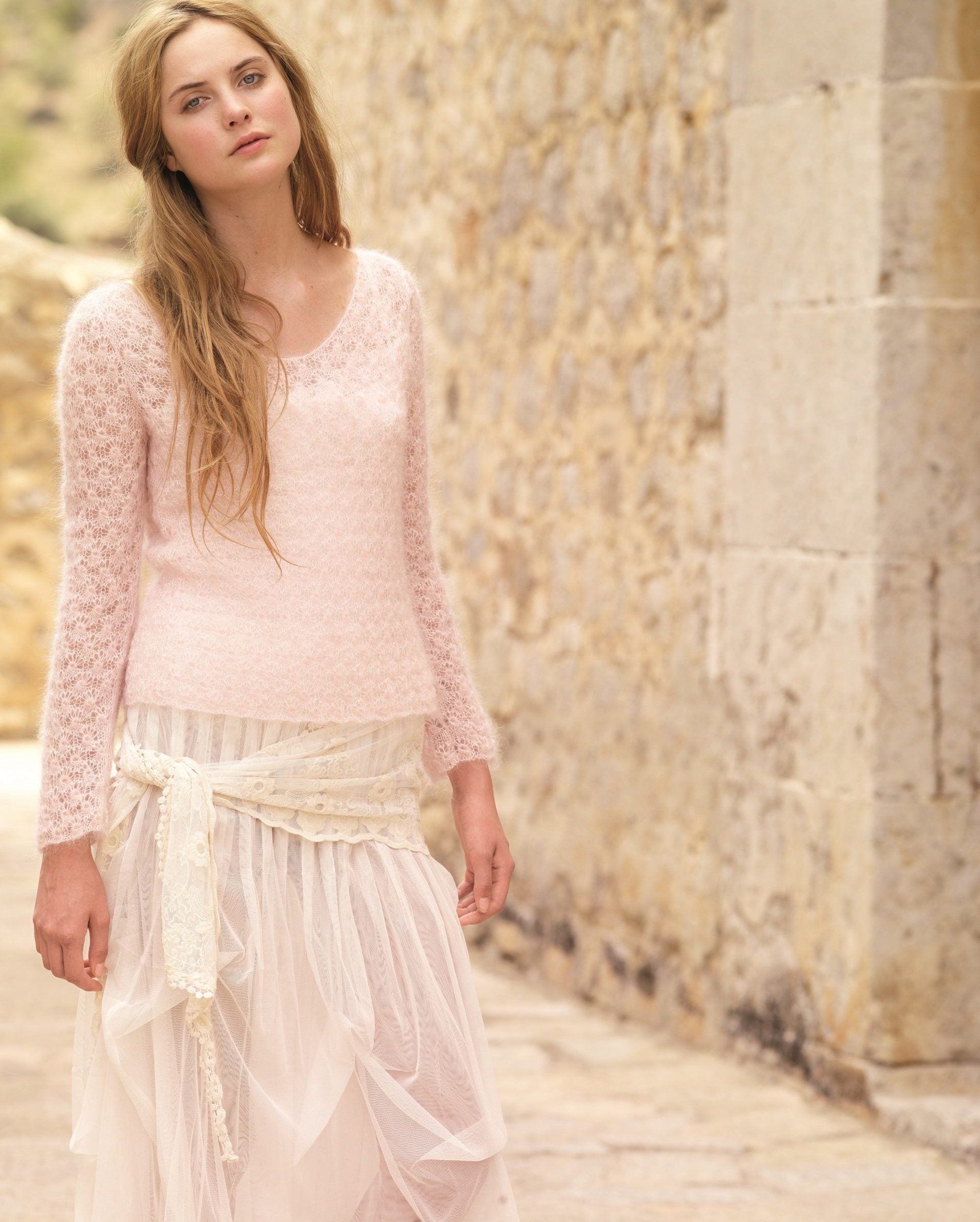 Fancy pusero - Rowan Kidsilk Haze