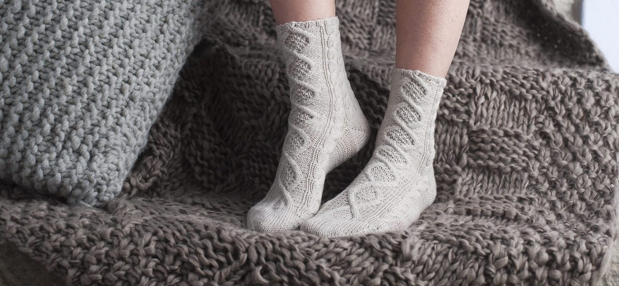 Ruutupalmikkosukat - Lana Mia Uni