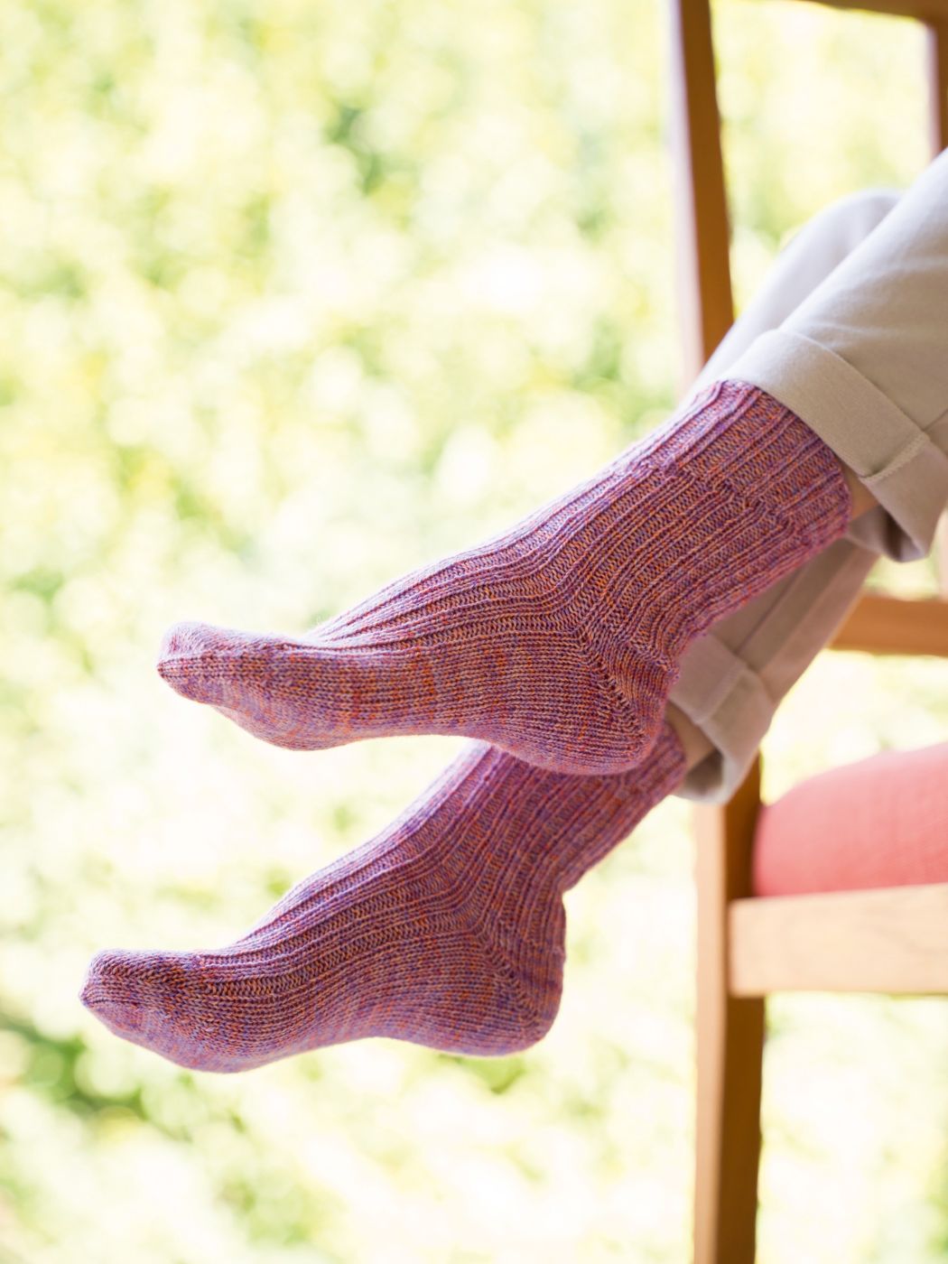 RIBBINEULESUKAT - LANA GROSSA VINTAGE SOCKS