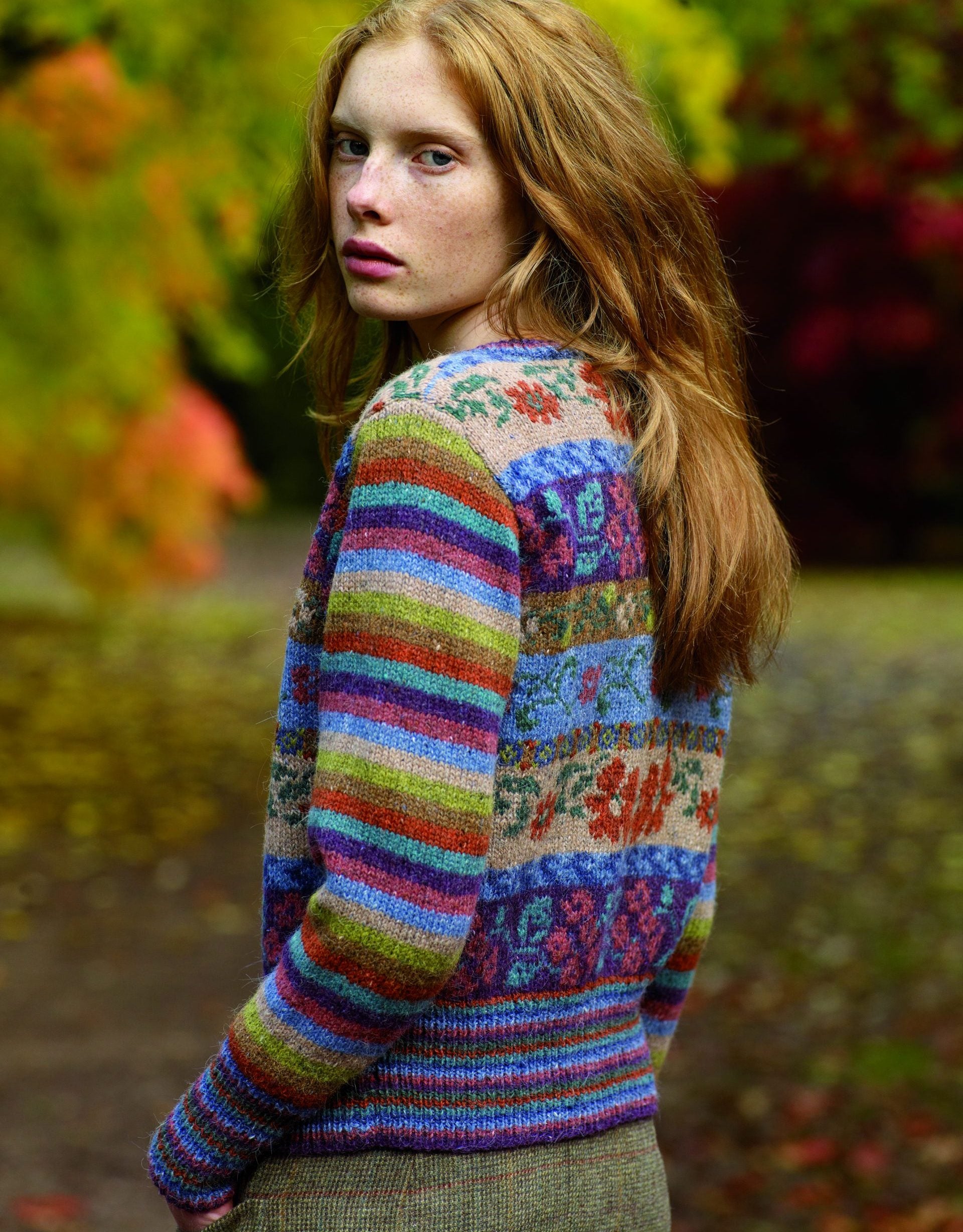 Maple kirjoneuletakki - Rowan Felted Tweed