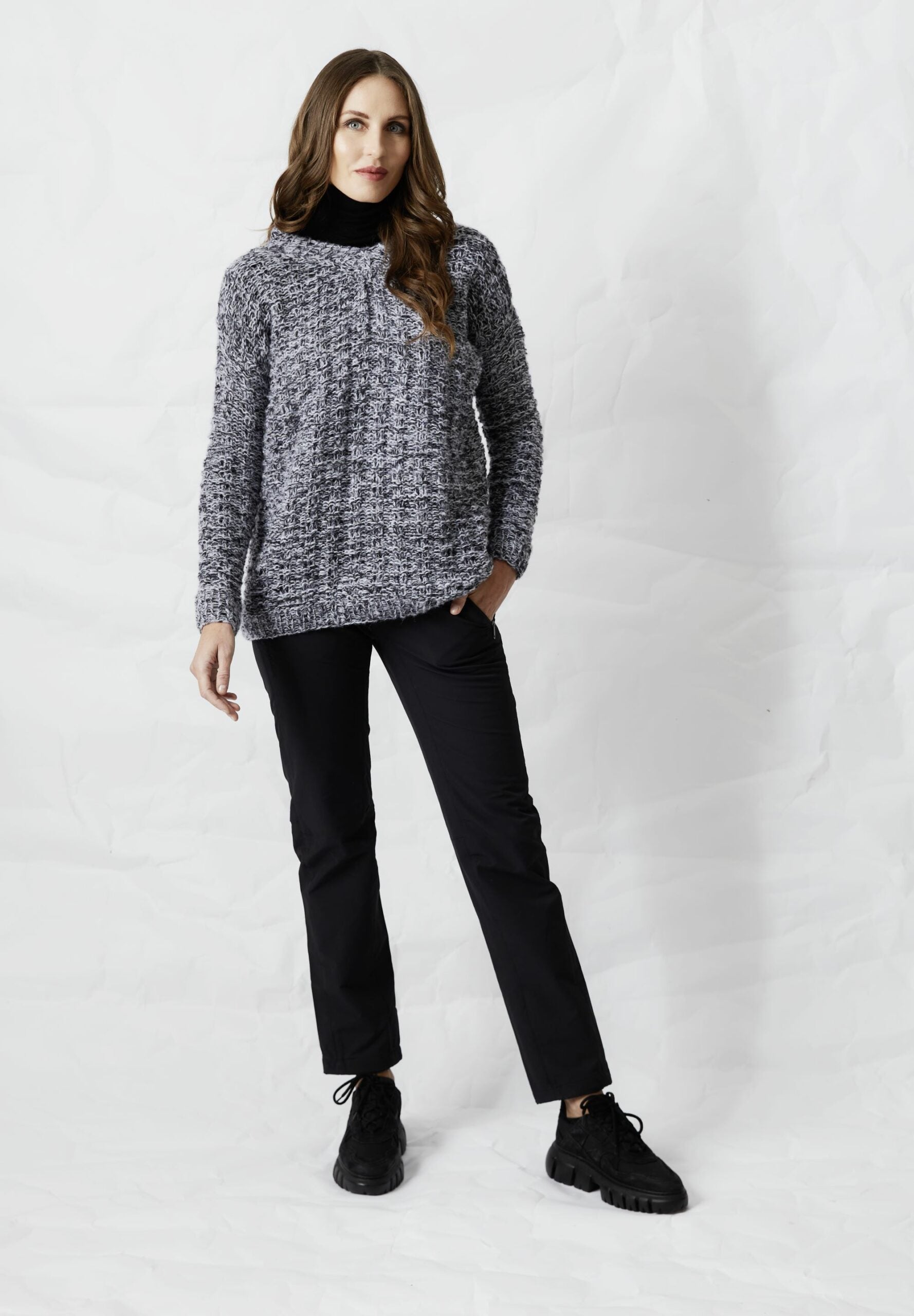 Ruutuneulepusero - Gedifra Soffio