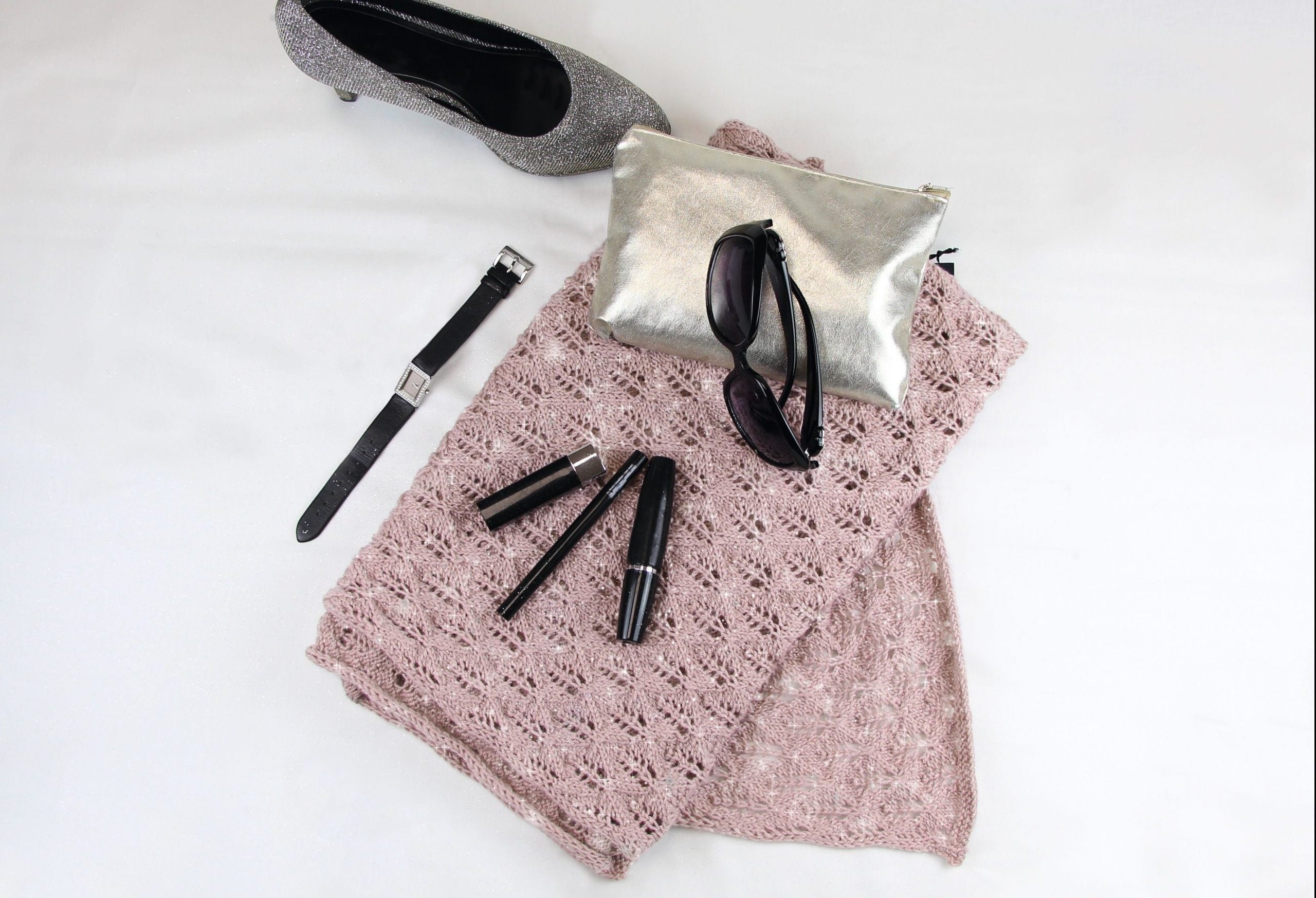 Pitsihuivi - Regia Soft Glitter