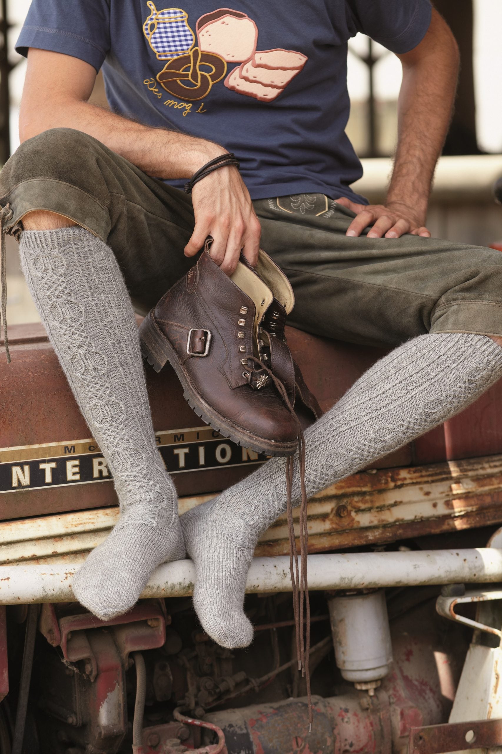 Miehen polvisukat - Regia 4