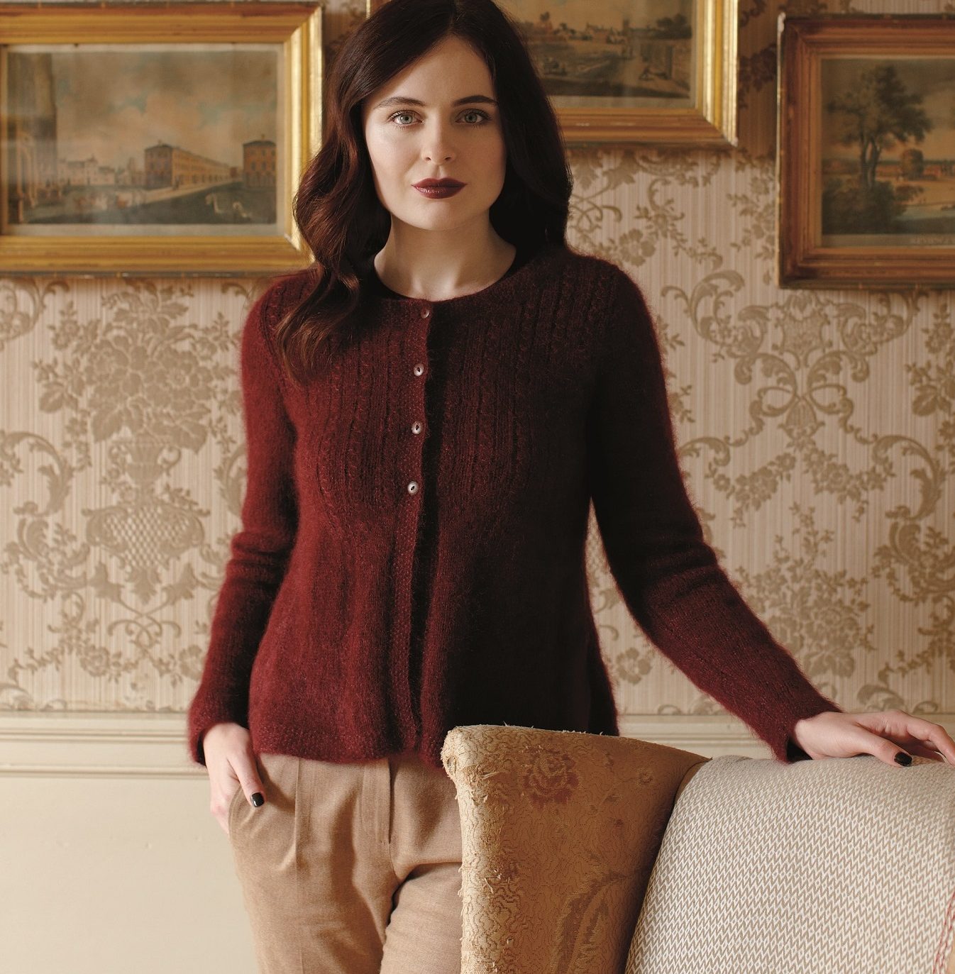 Rosso neuletakki - Rowan