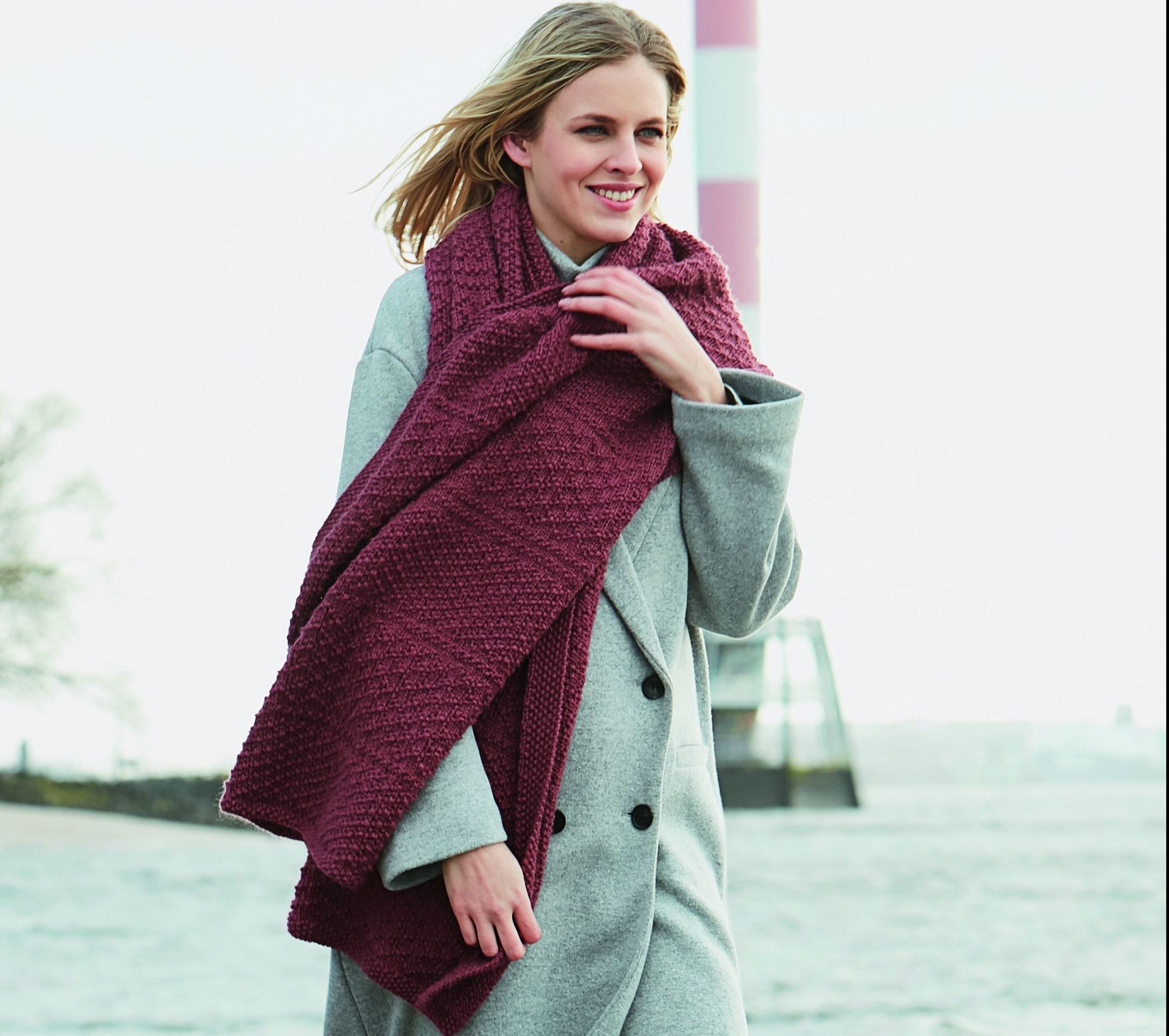 Naisen pintaneulehuivi - Alpaca Classico