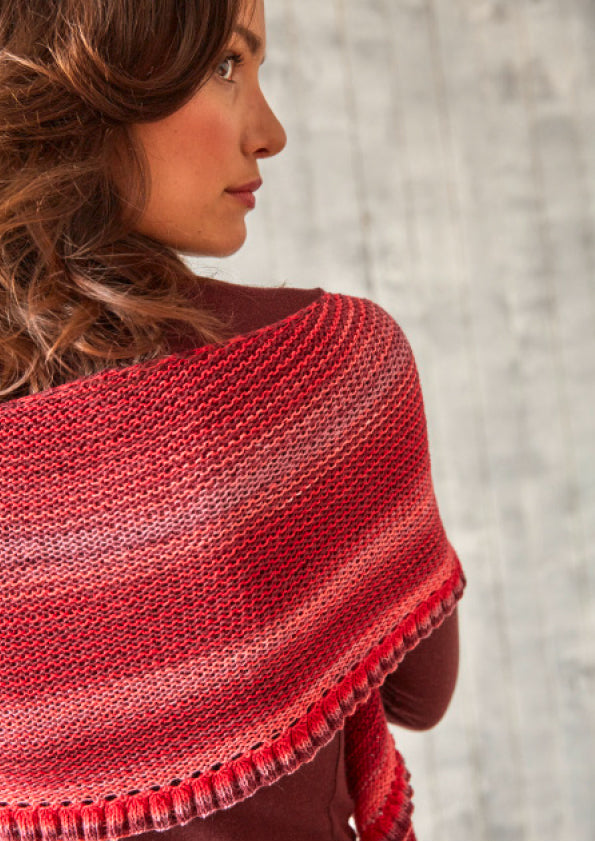 Neulottu huivi - Merino Extrafine 285 Lace