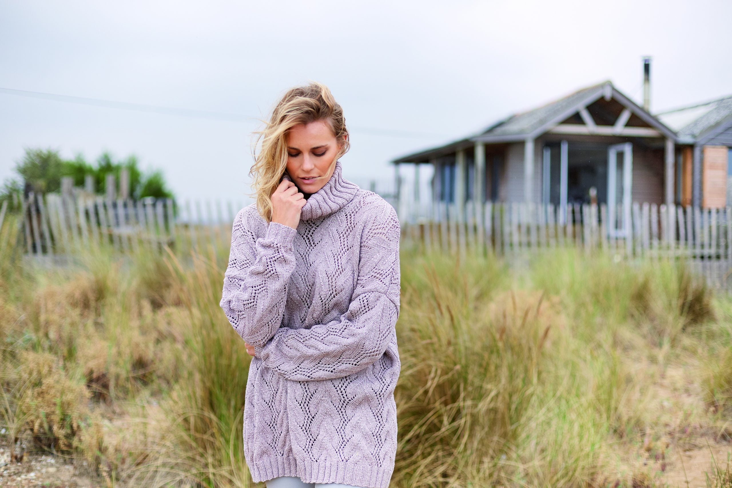 Hithe palmikkoneule - Rowan Softyak DK