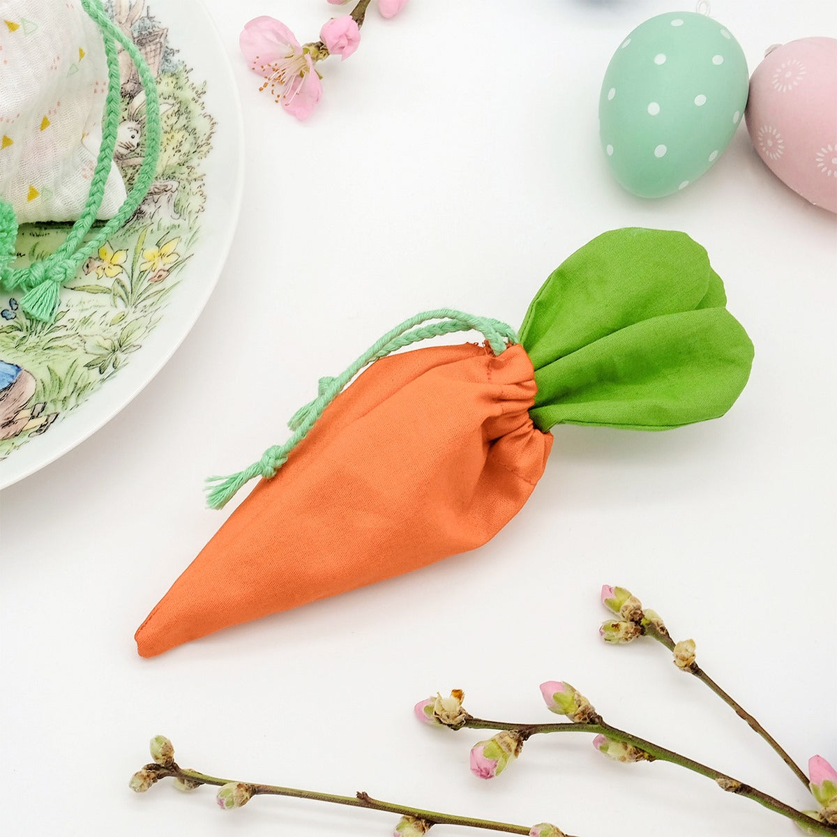 Pääsiäispupun porkkanapussi