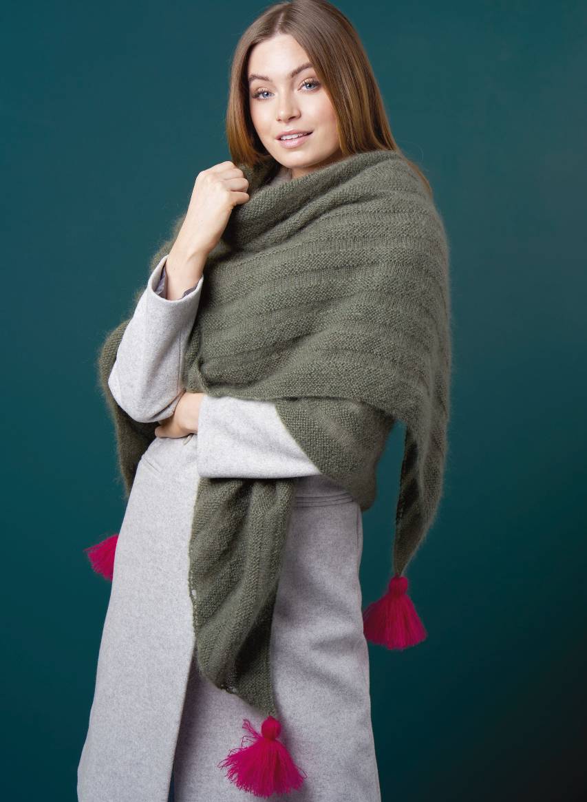 Kolmiohuivi -Rowan Kidsilk Haze