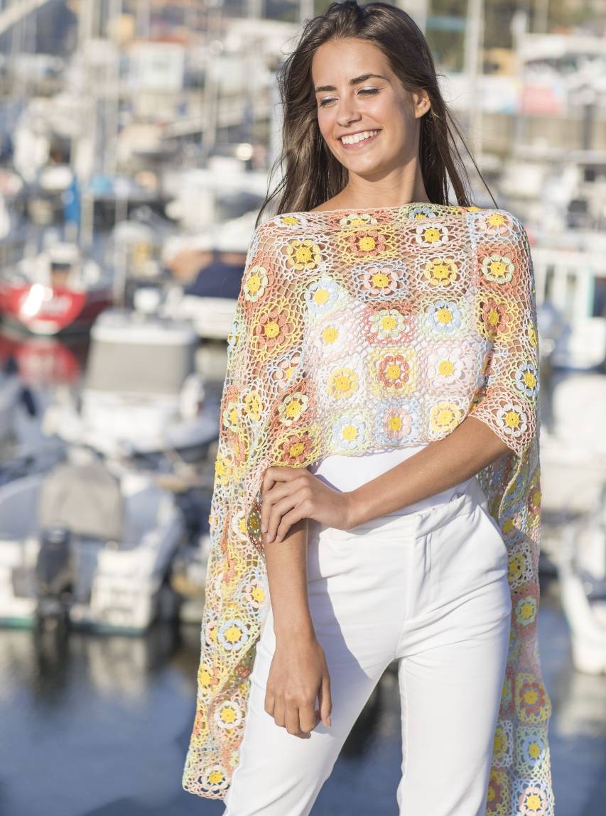 Virkattu palahuivi -Anchor Freccia