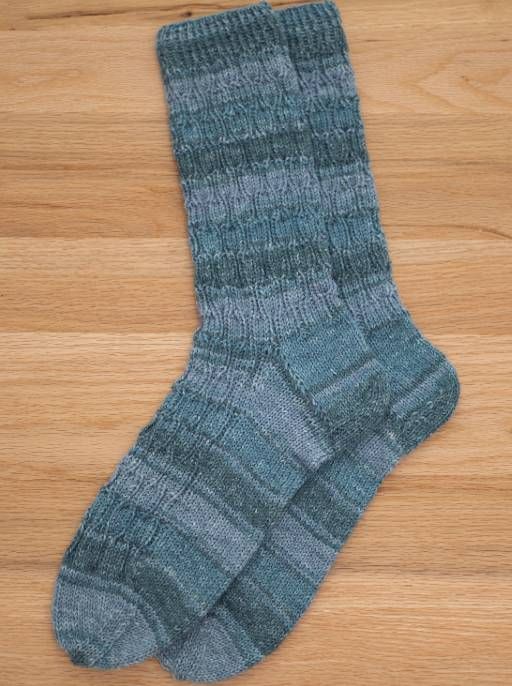 Miesten kirjavat sukat - Step 4 color