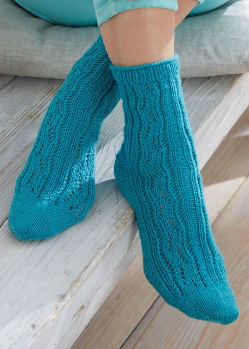 Kalamas pitsineulesukat -Regia 4ply