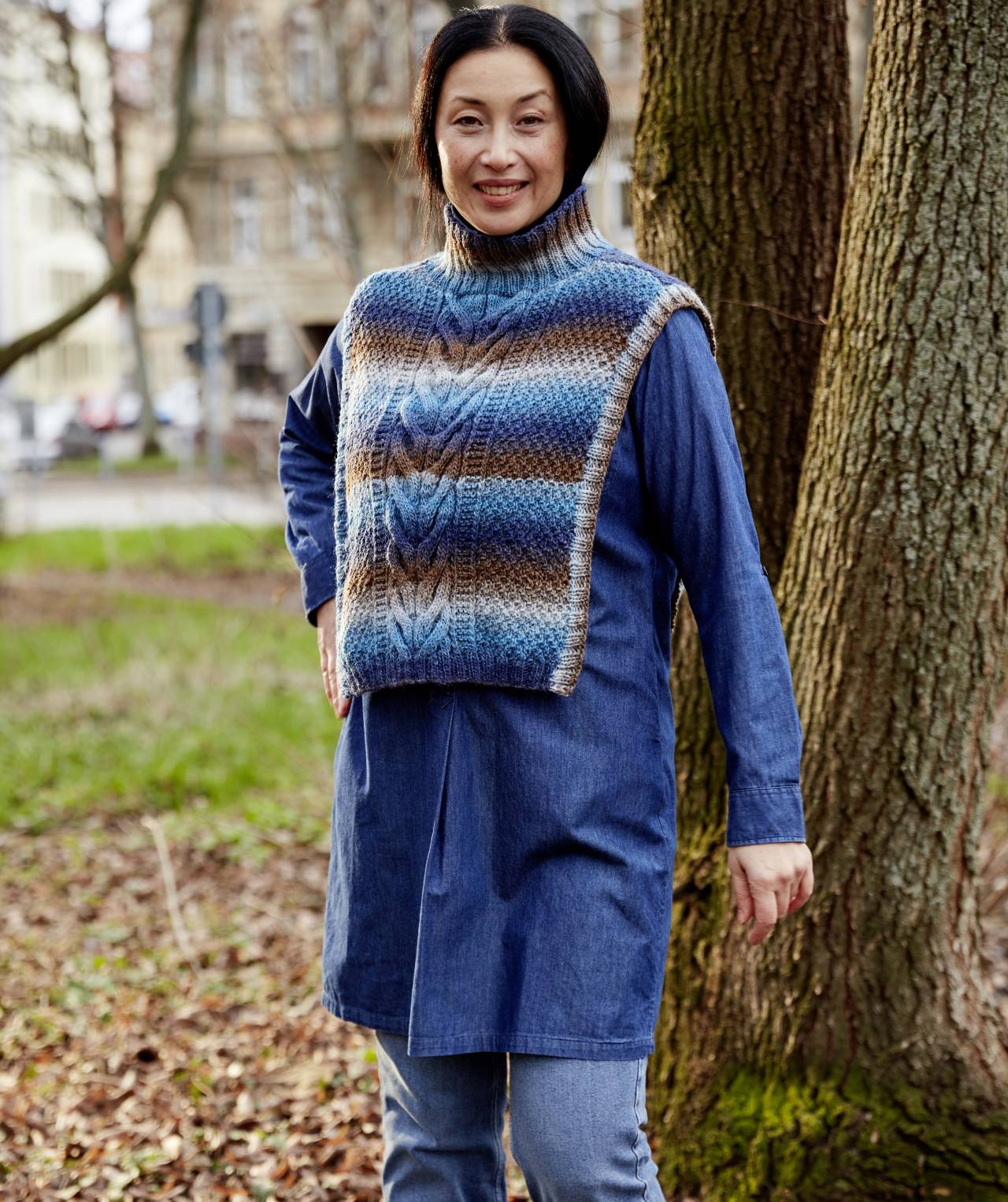 Palmikkokuvioinen kauluri - Regia Virtuoso color
