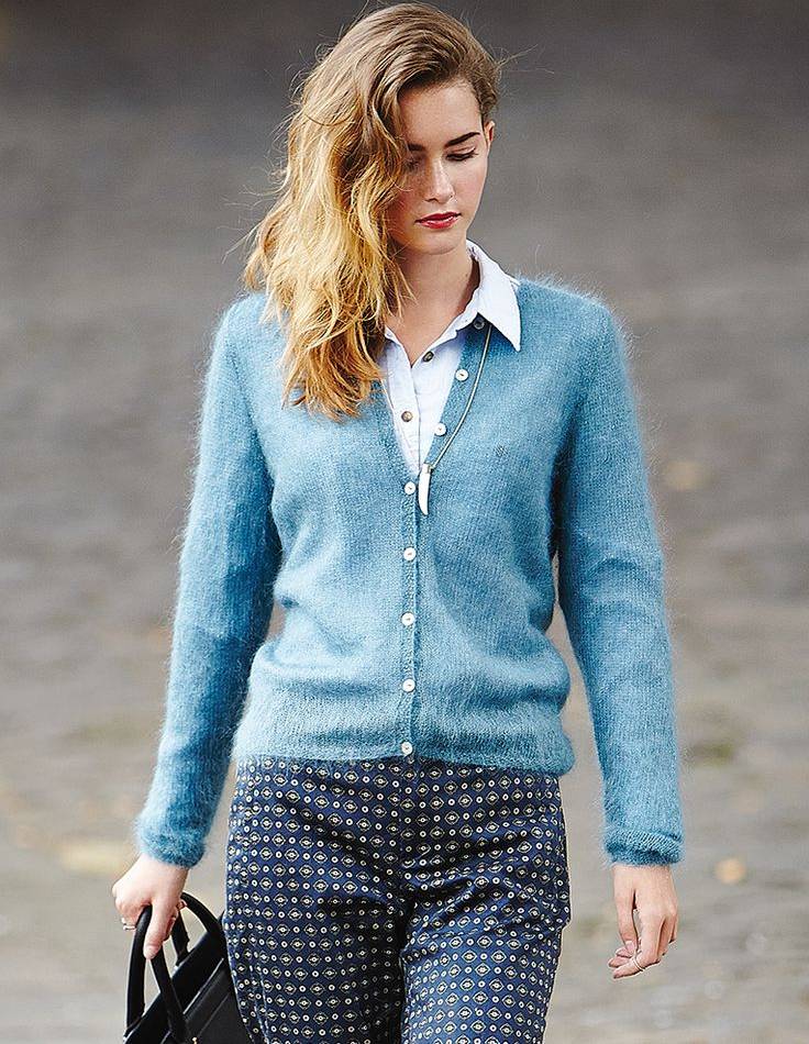 Belle neuletakki - Rowan Kidsilk Haze