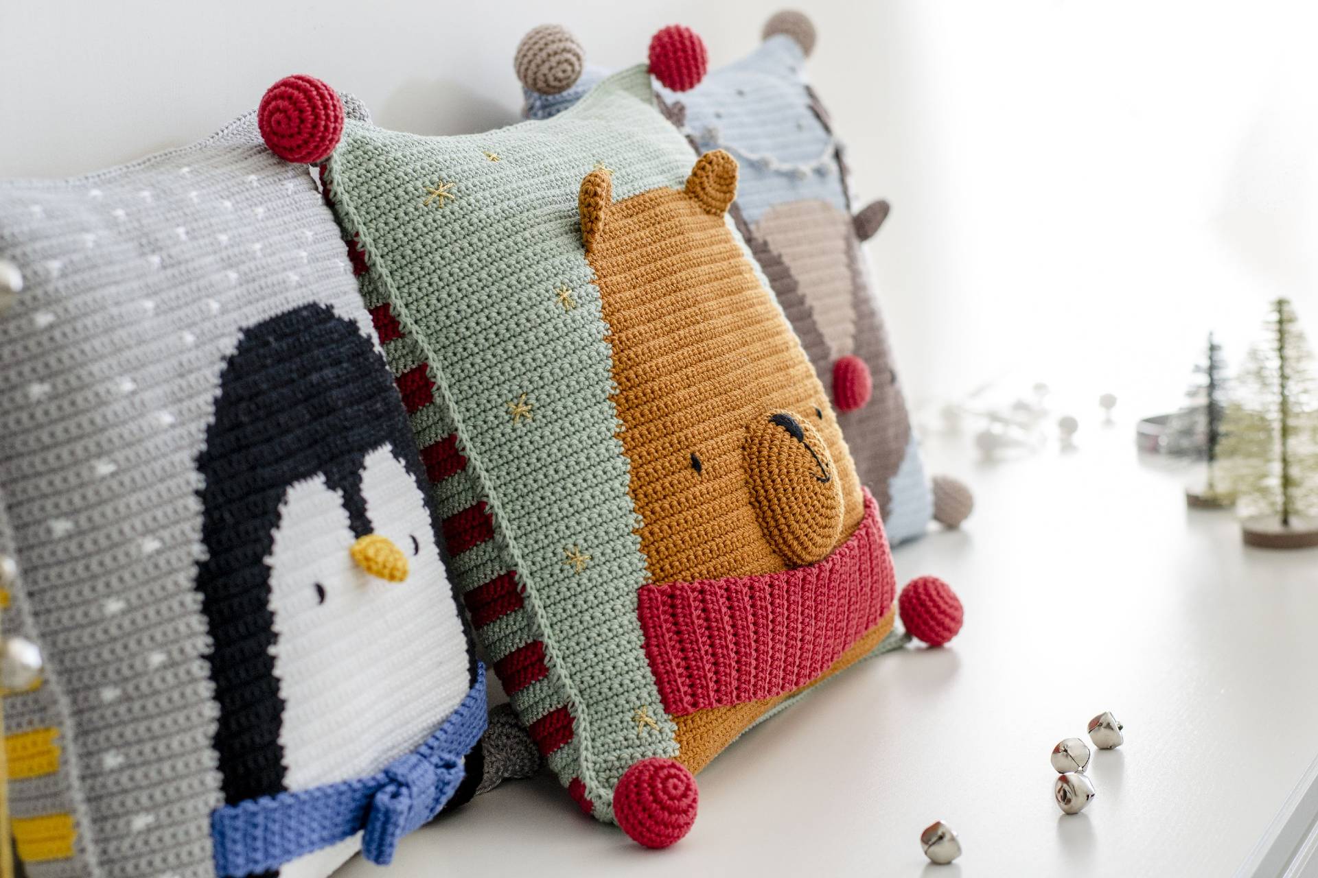 Virkattu pingviini tyyny - Catania