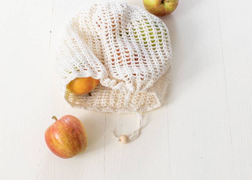 Virkattu pieni hedelmäpussi - Catania Fine