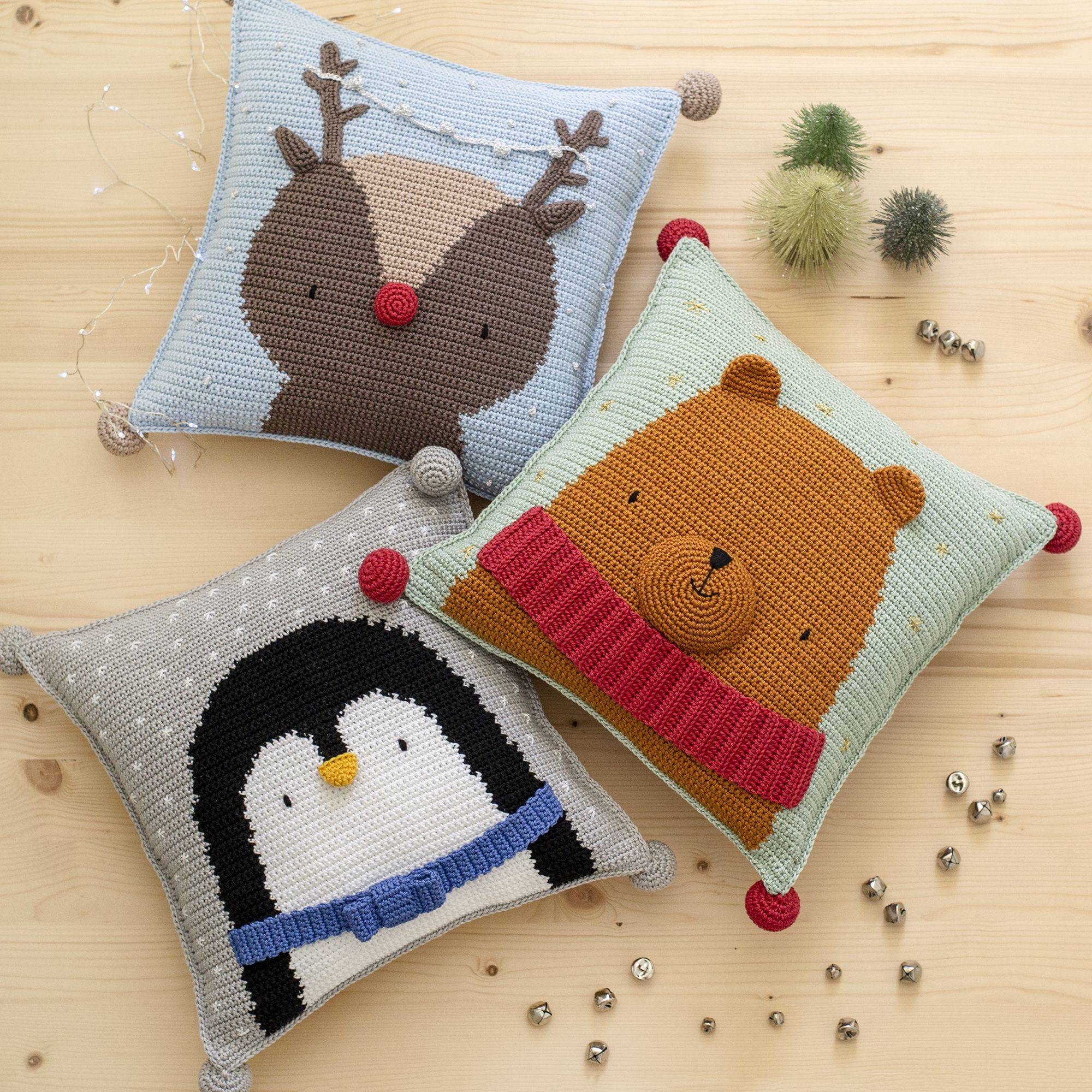 Virkattu nalle tyyny - Catania