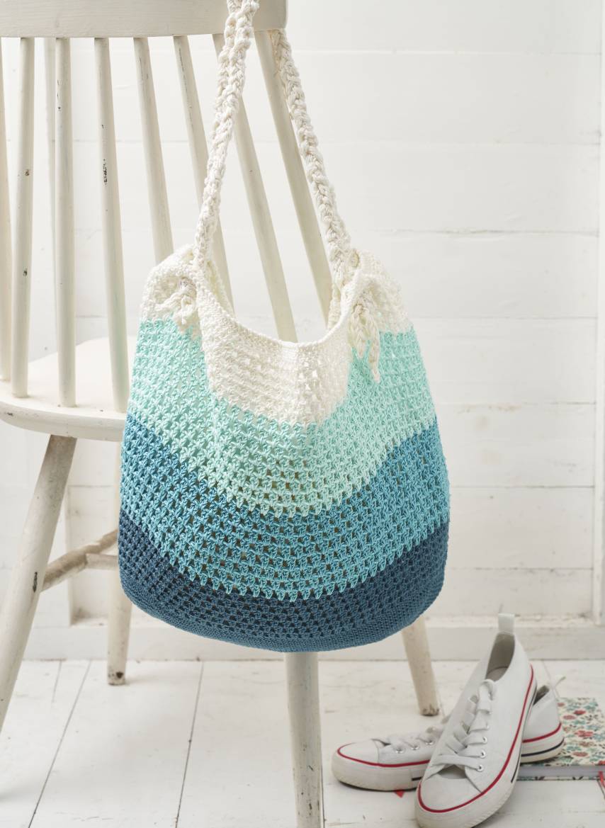 Sea Stripe virkattu kassi - Catania