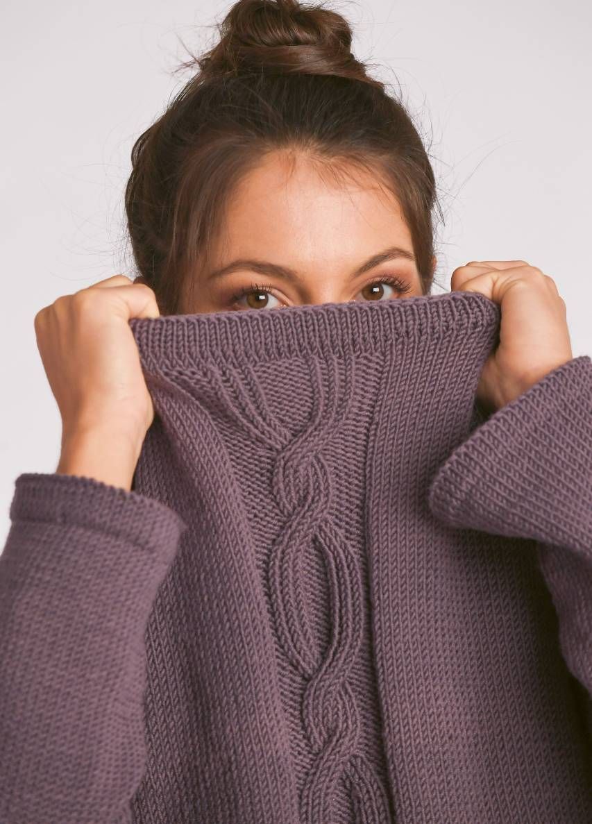 Palmikkopusero - Merino Extrafine 120