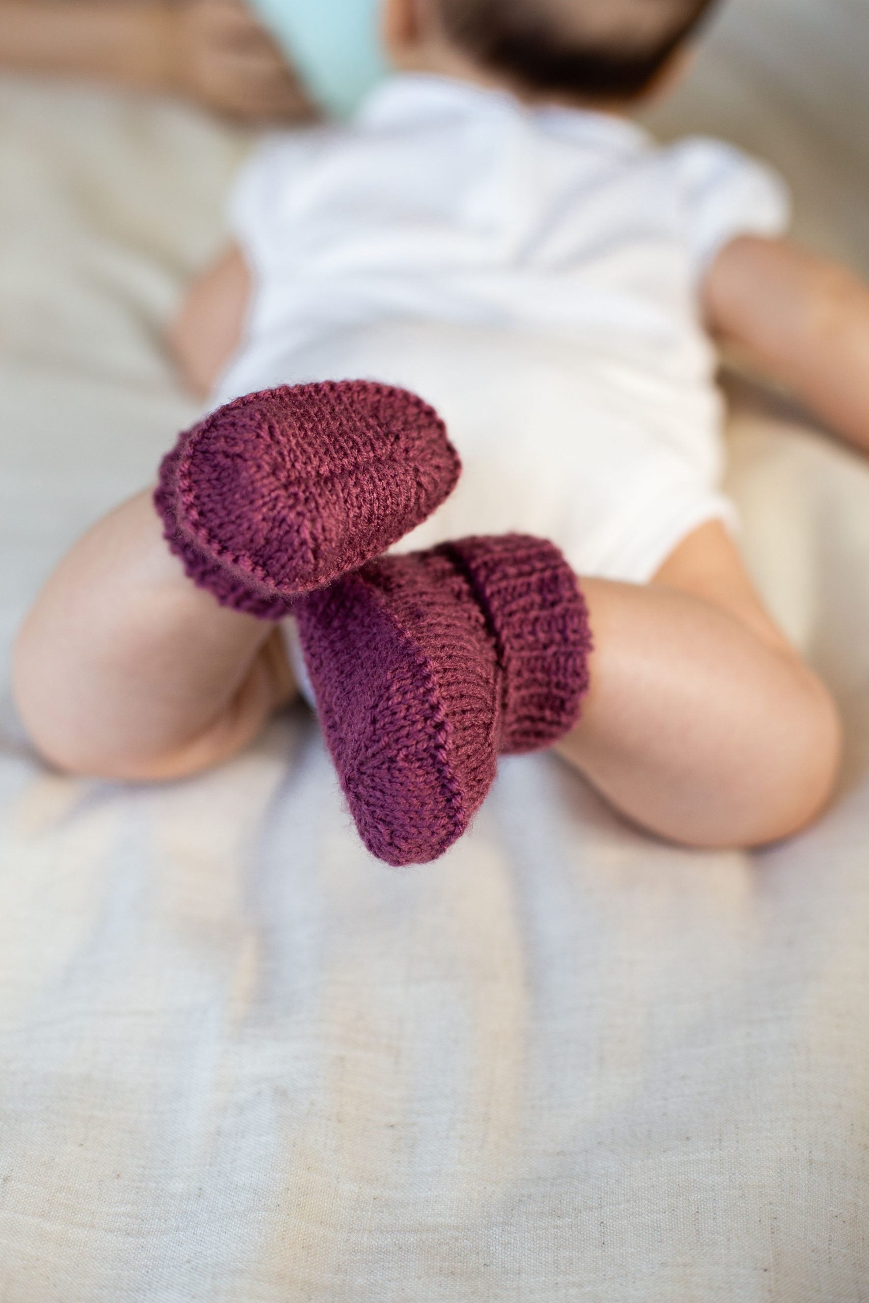 Vauvan tossut - Merino Extrafine 170