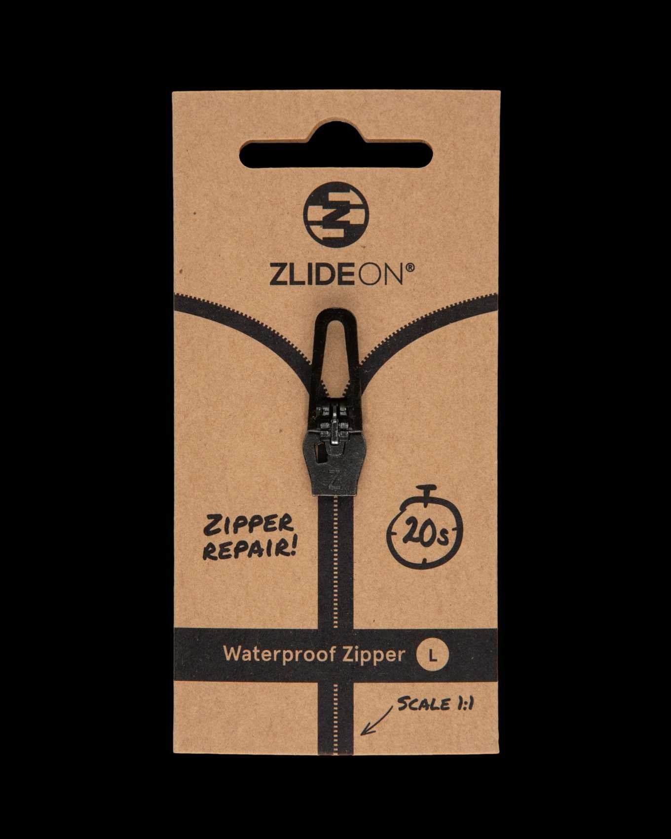 ZlideOn vaihtolukko vesitiiviiseen vetoketjuun L