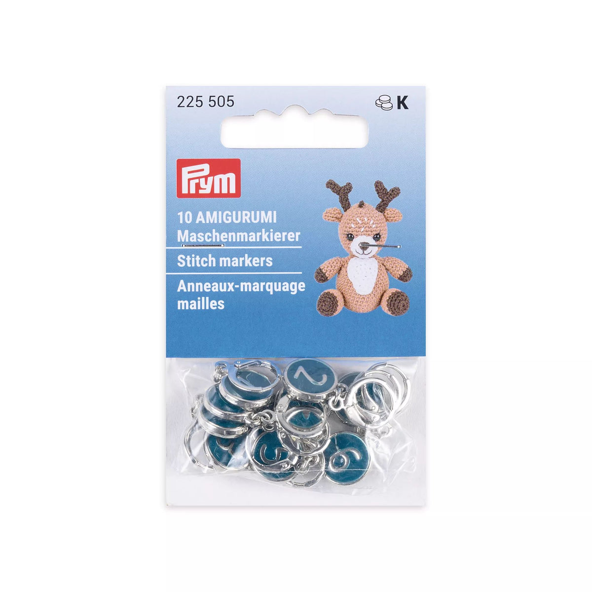 Silmukkamerkit numeroilla 0-9