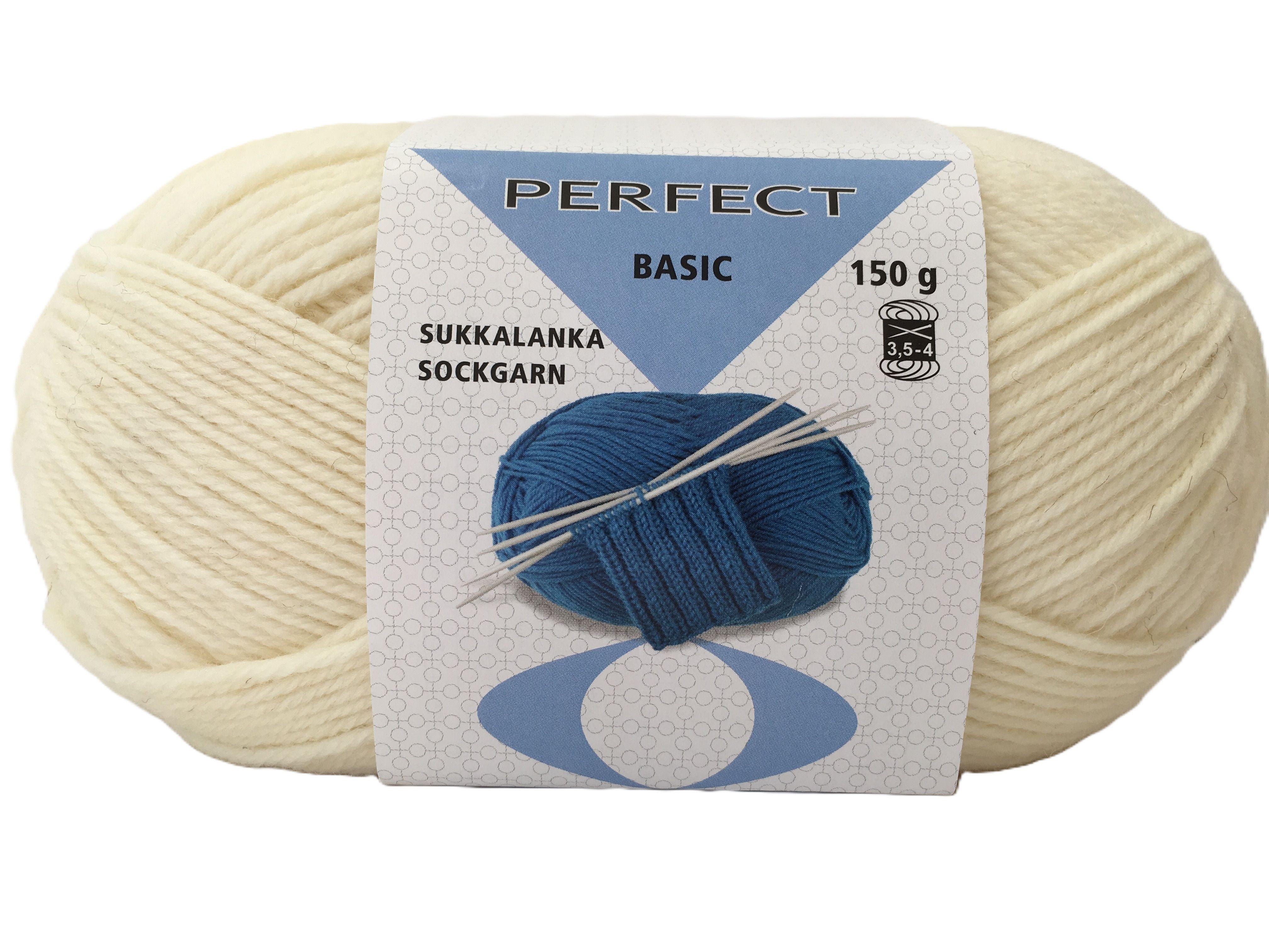 Perfect Basic 8 yksivärinen sukkalanka 150 g