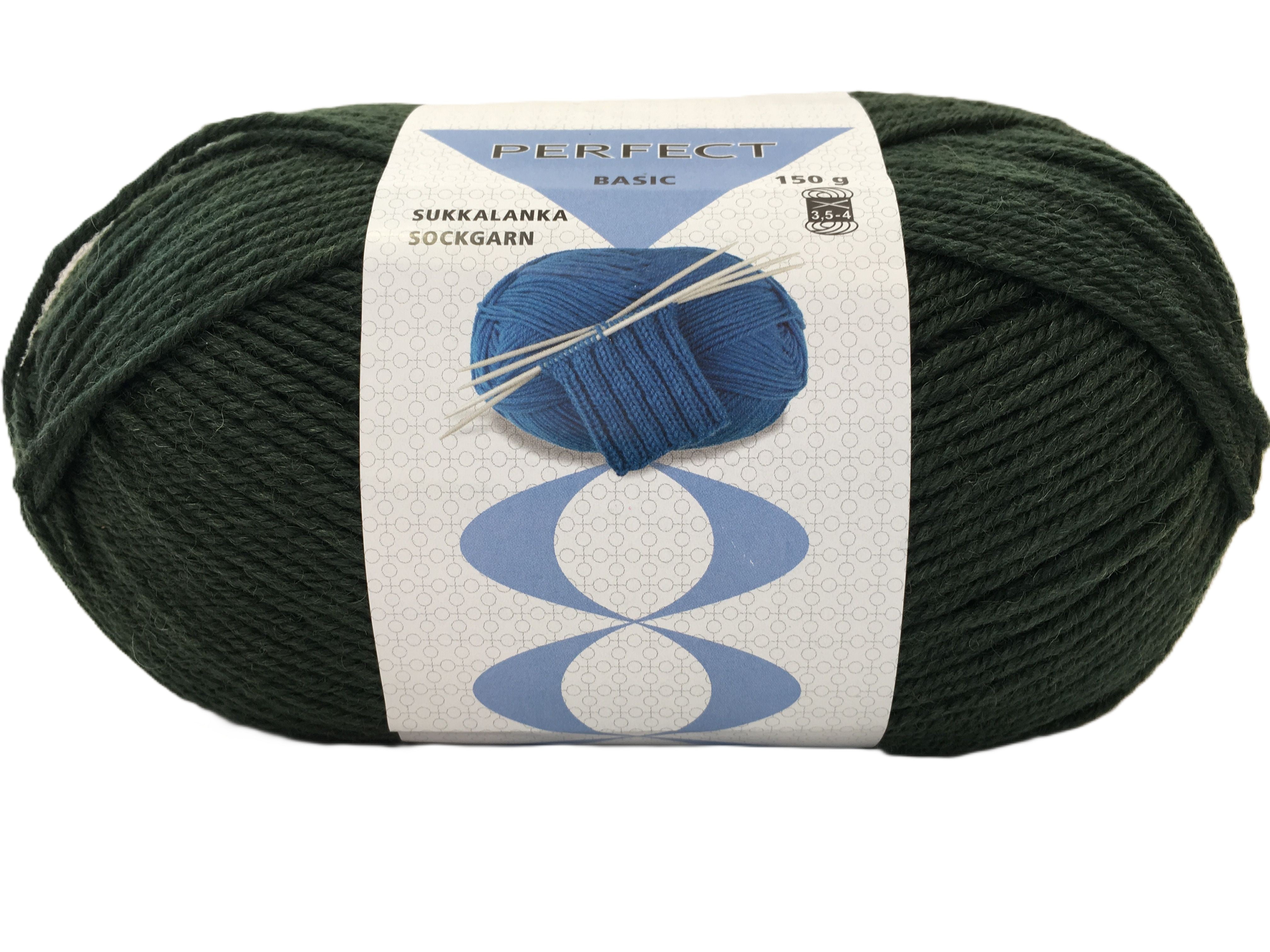 Perfect Basic 8 yksivärinen sukkalanka 150 g