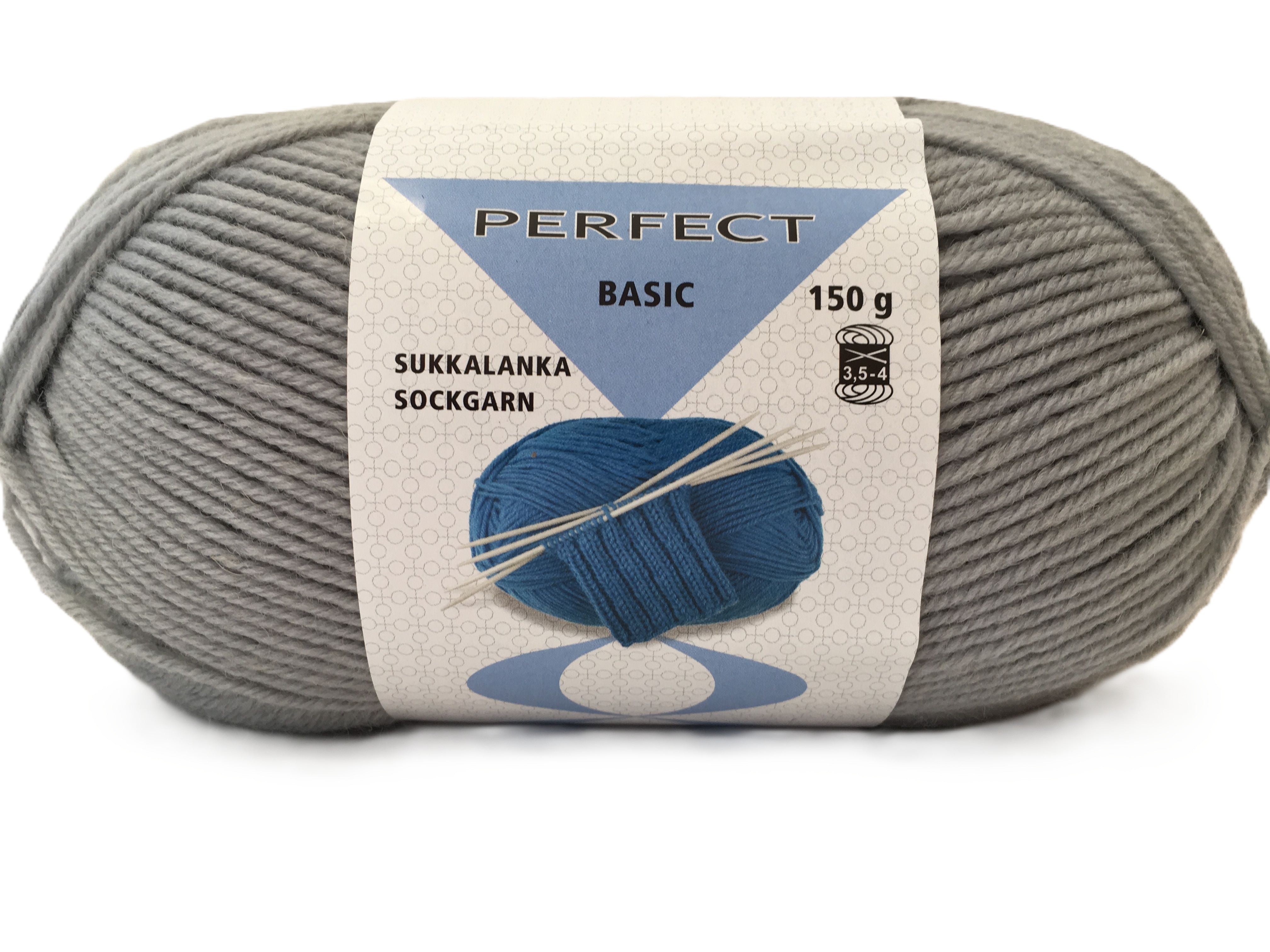 Perfect Basic 8 yksivärinen sukkalanka 150 g