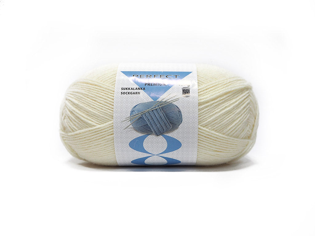 Perfect Premium 6 yksivärinen sukkalanka 150 g