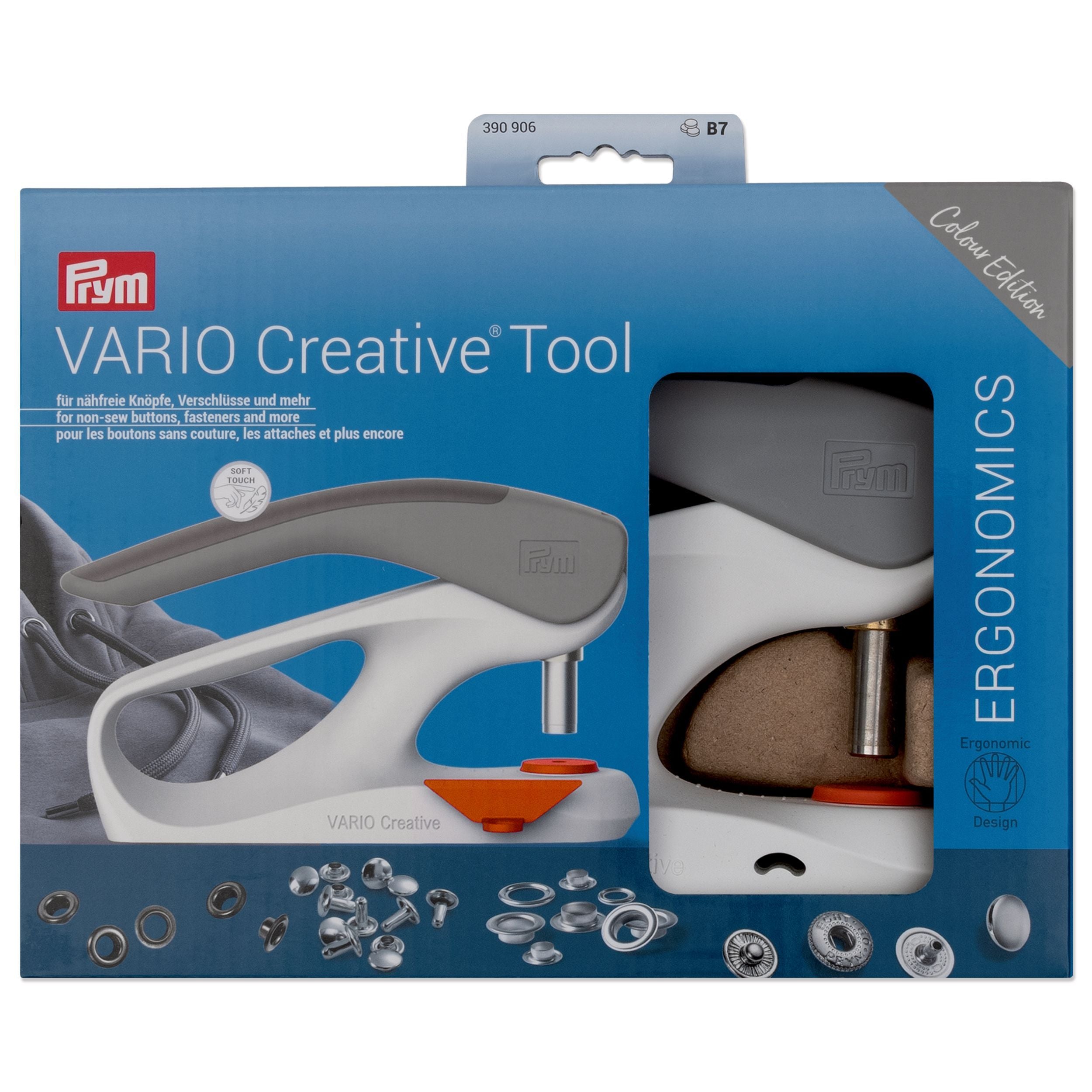 Vario Creative Tool kiinnityslaite, harmaa/oranssi