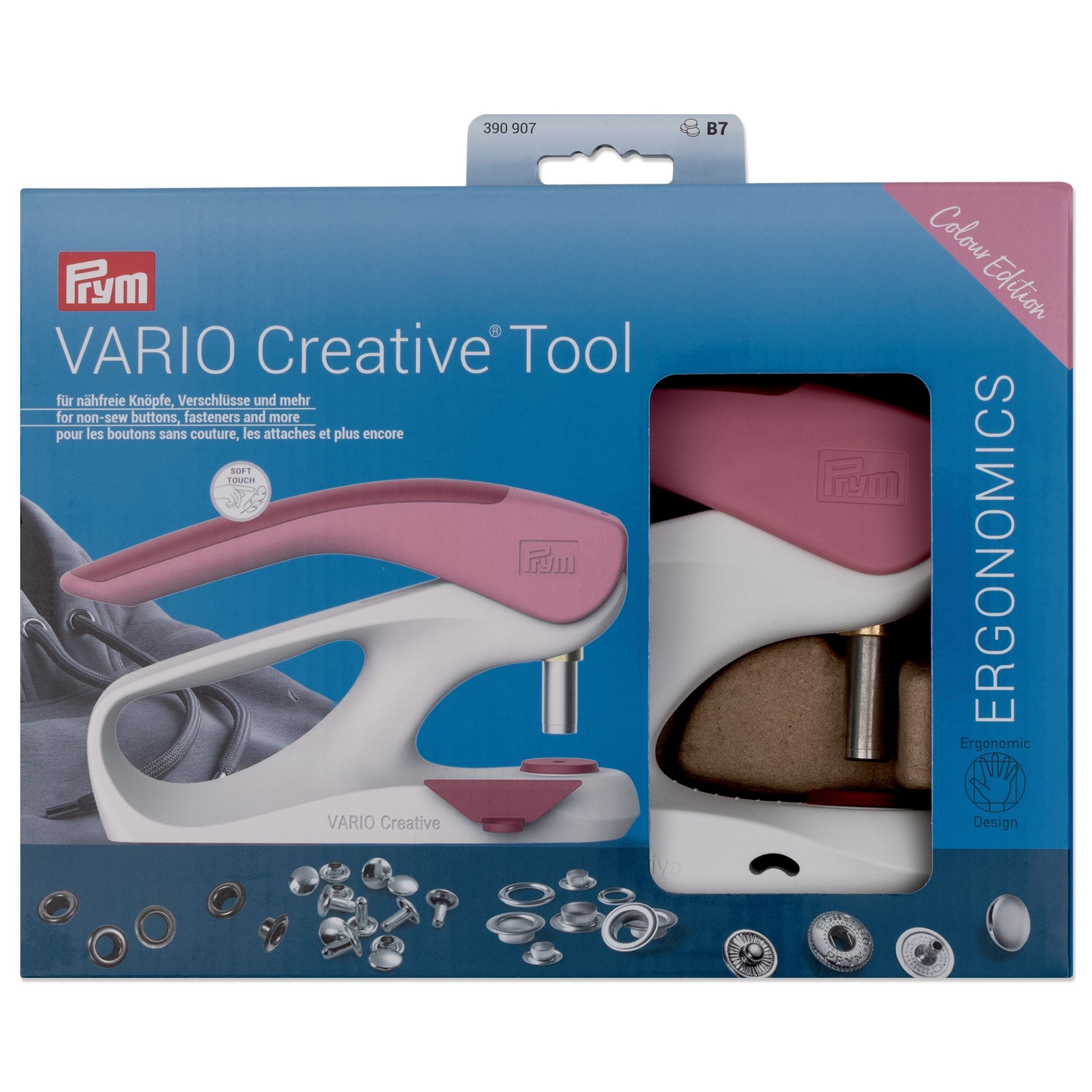 Vario Creative Tool kiinnityslaite roosa/punainen