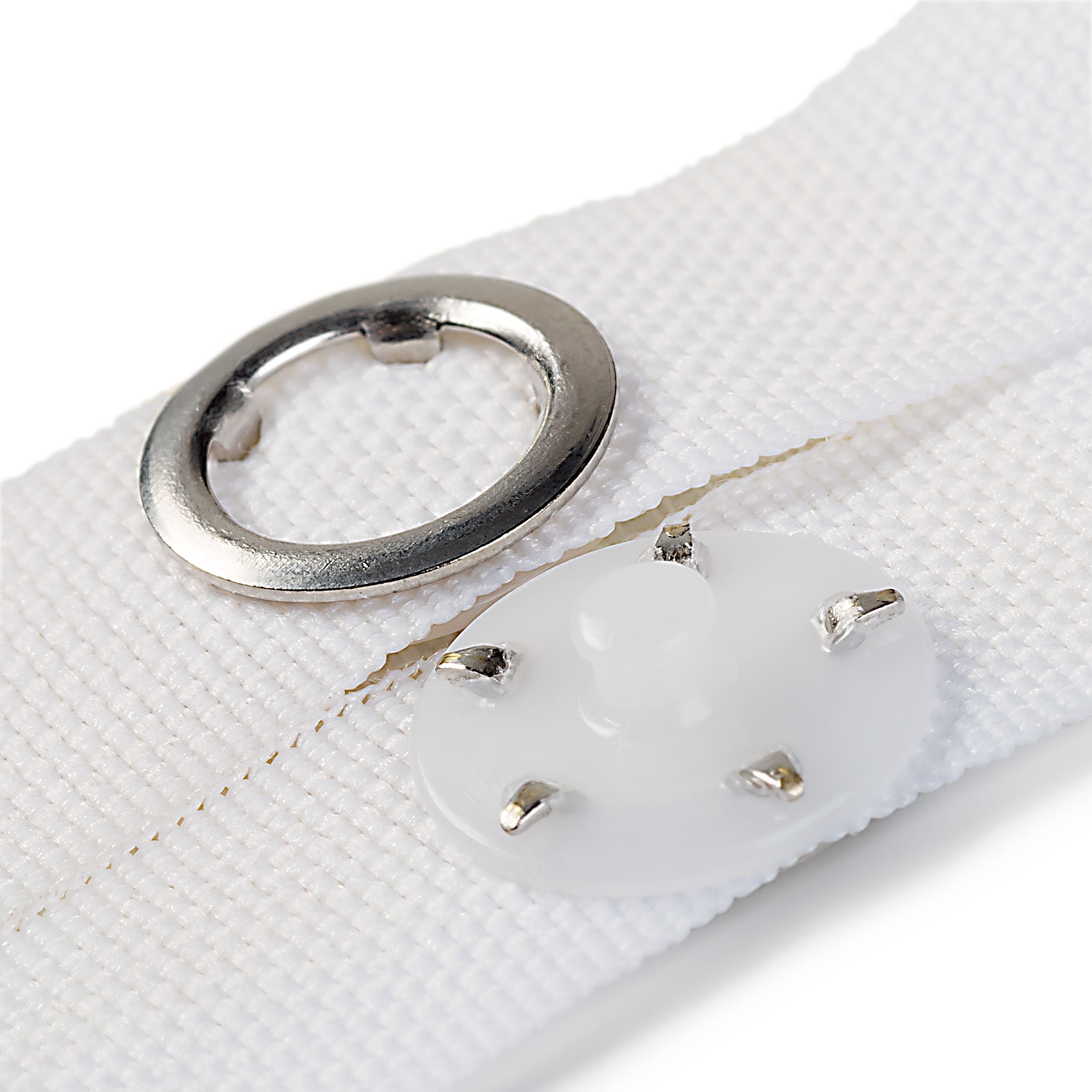 Pyyhkeen ripustuslenkki, valkoinen