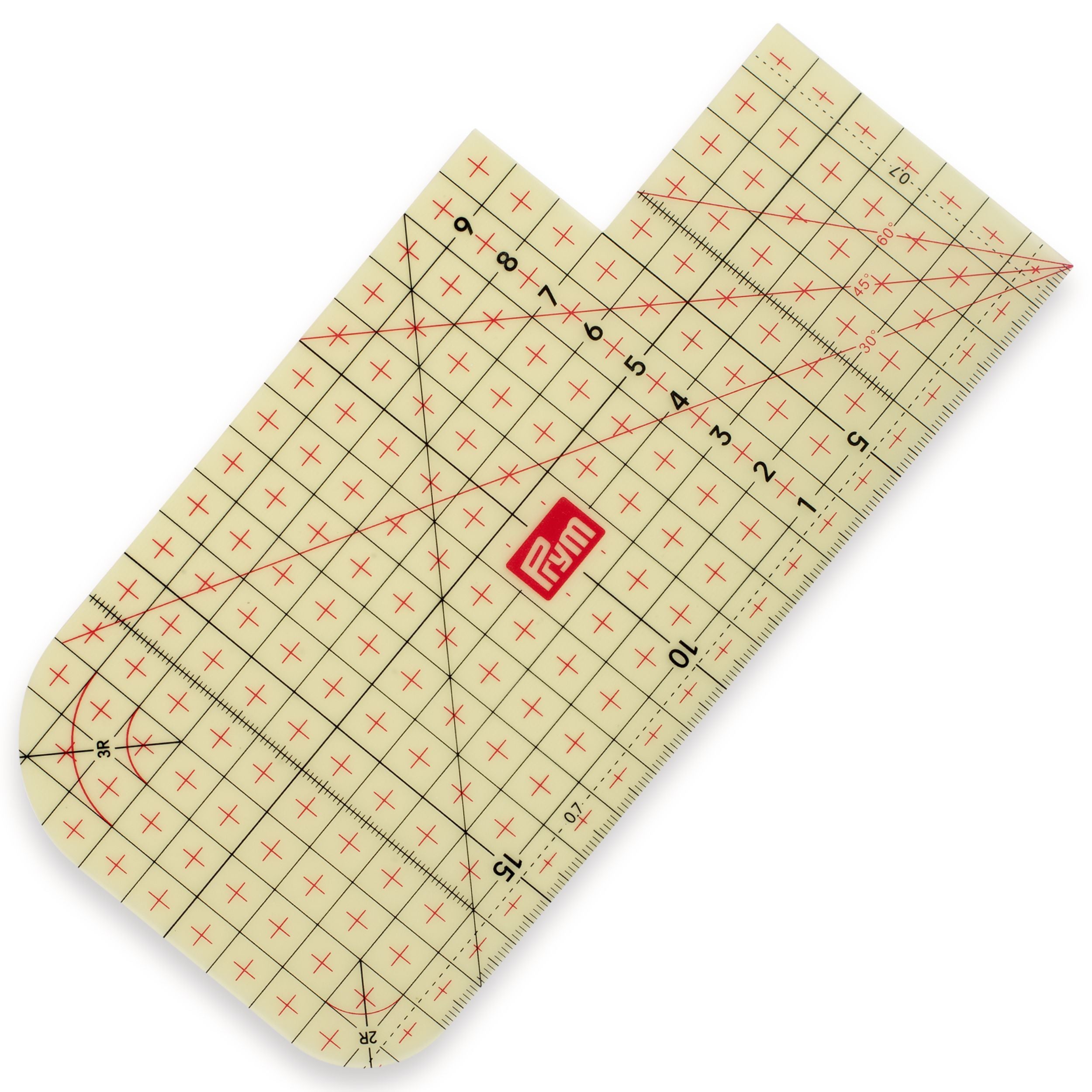 Merkkaus- ja silitysviivain 20 cm x 10 cm