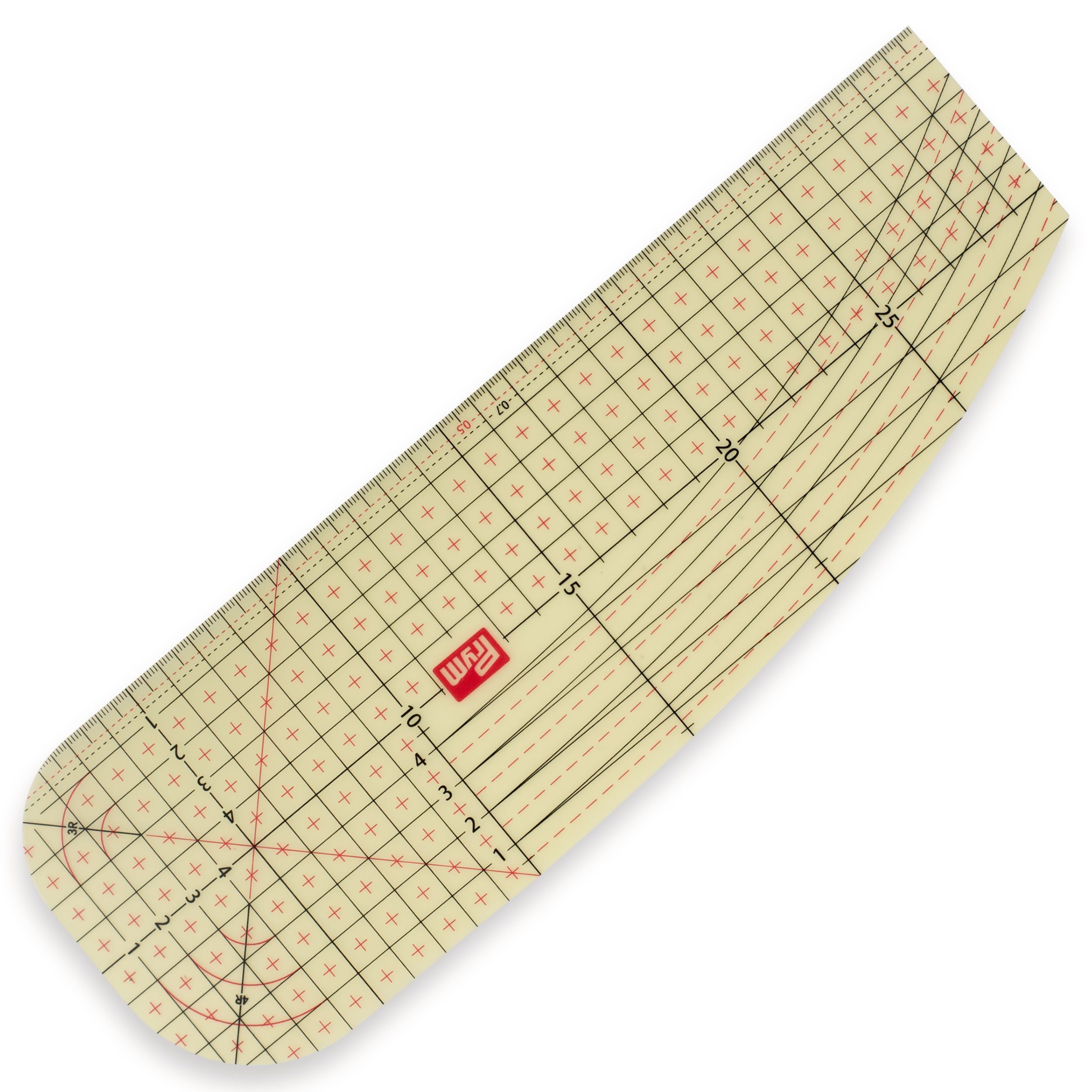 Merkkaus- ja silitysviivain 30 cm x 10 cm