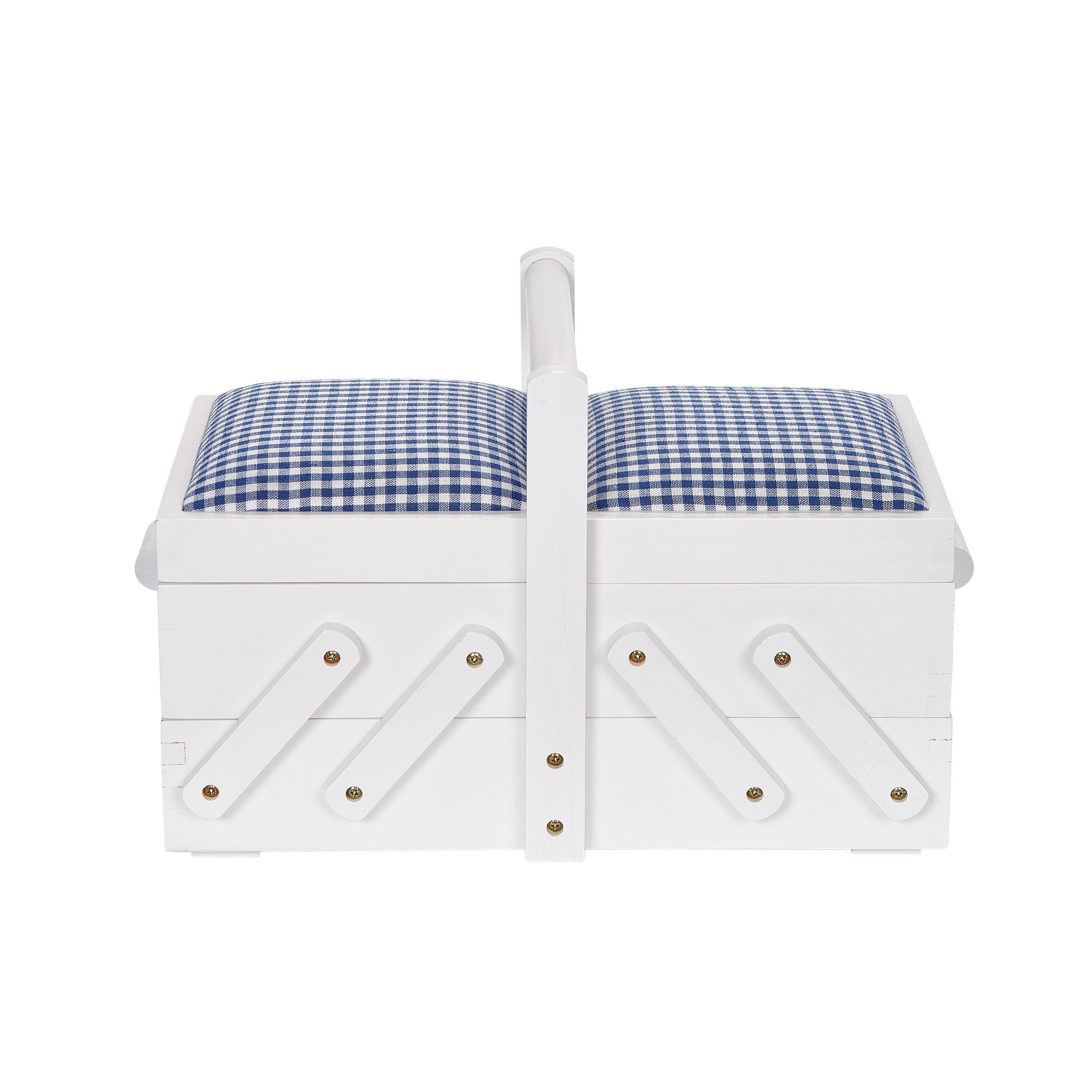 Ompelukori valkoinen puuta S