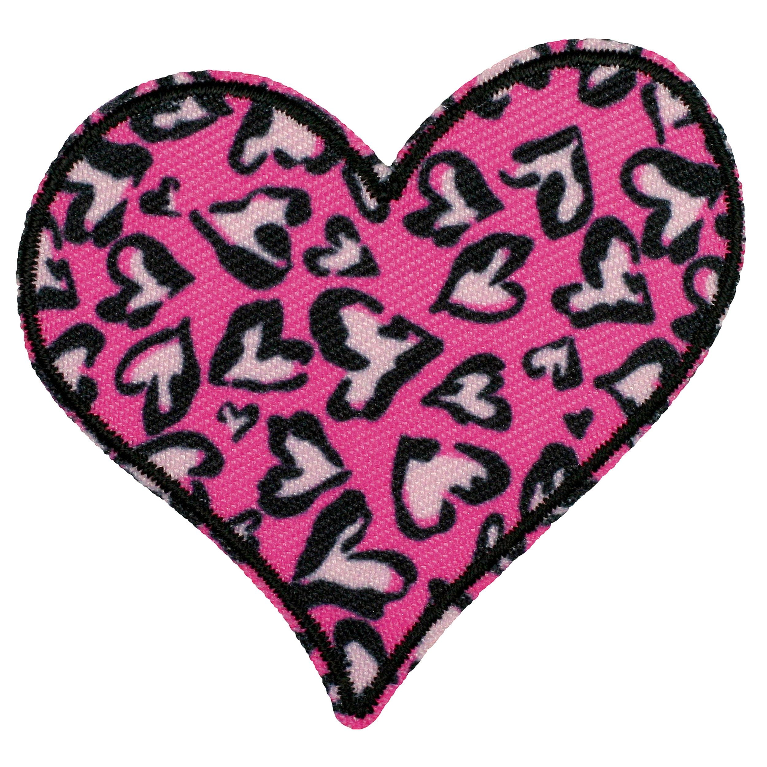 Koristemerkki pinkki sydän