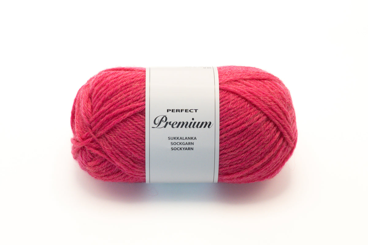 Perfect Premium 6 yksivärinen sukkalanka 50 g