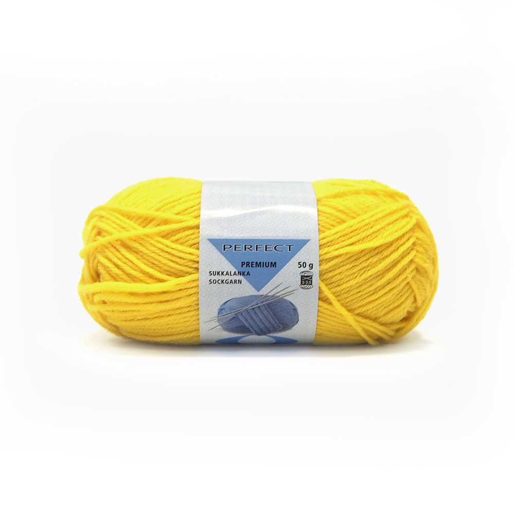Perfect Premium 6 yksivärinen sukkalanka 50 g