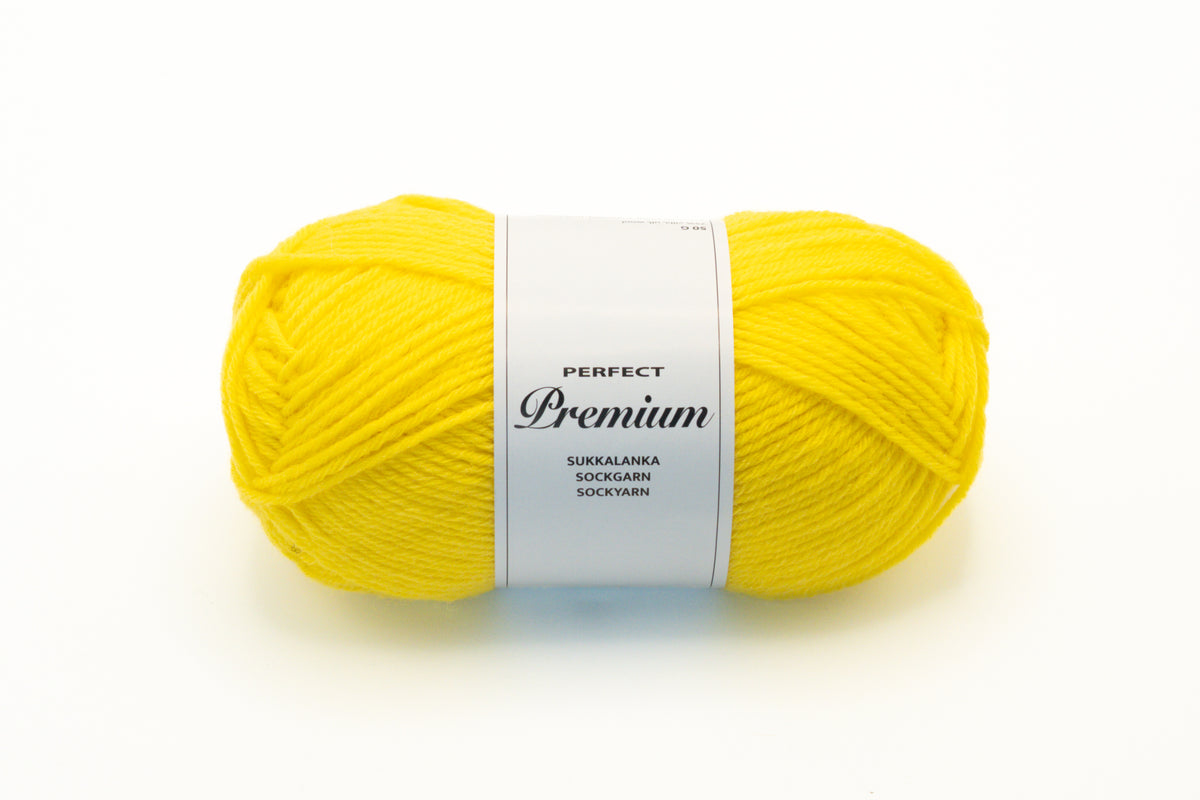 Perfect Premium 6 yksivärinen sukkalanka 50 g