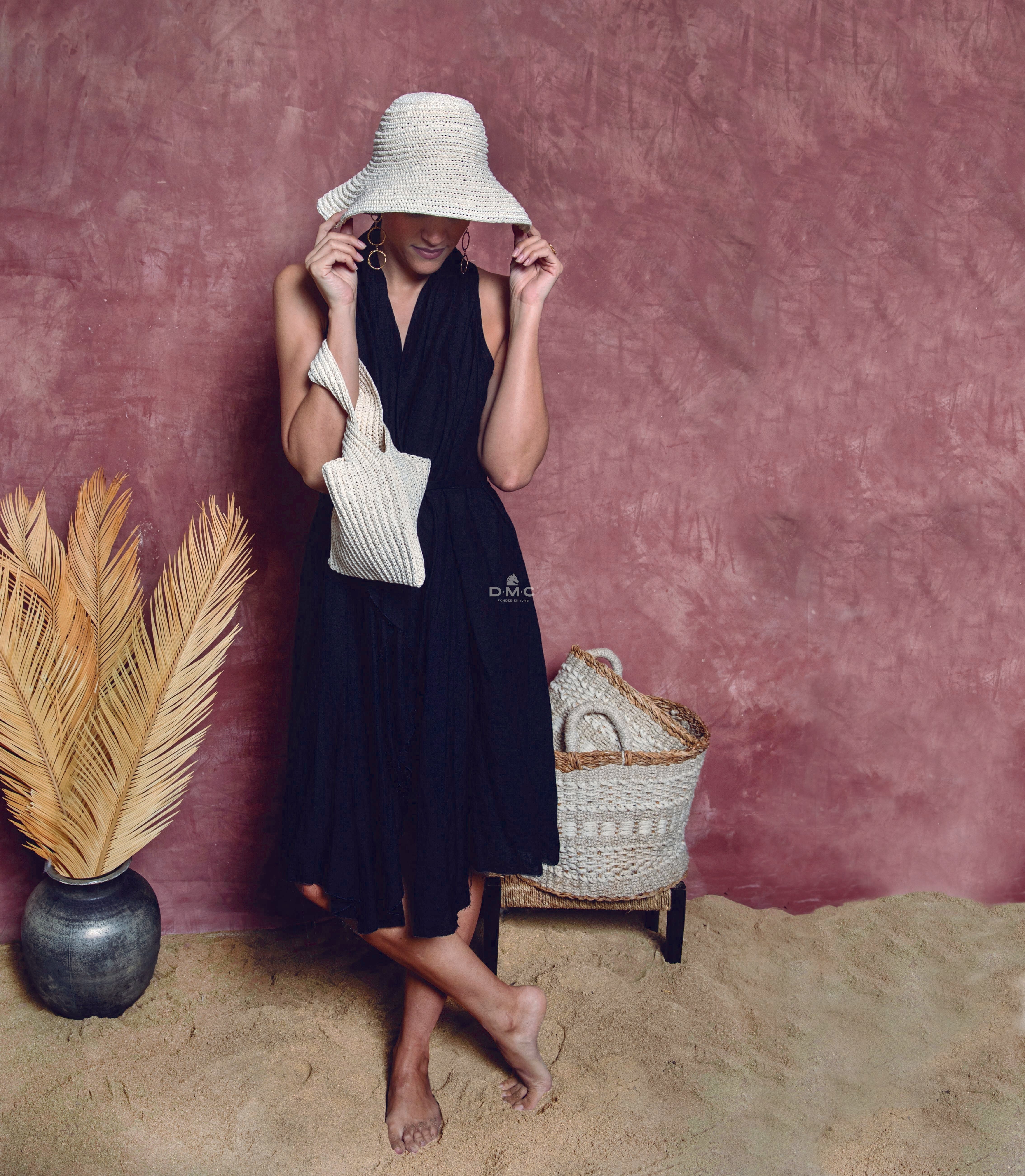 DMC Eco Vita Raffia ohjekirja hatut & laukut