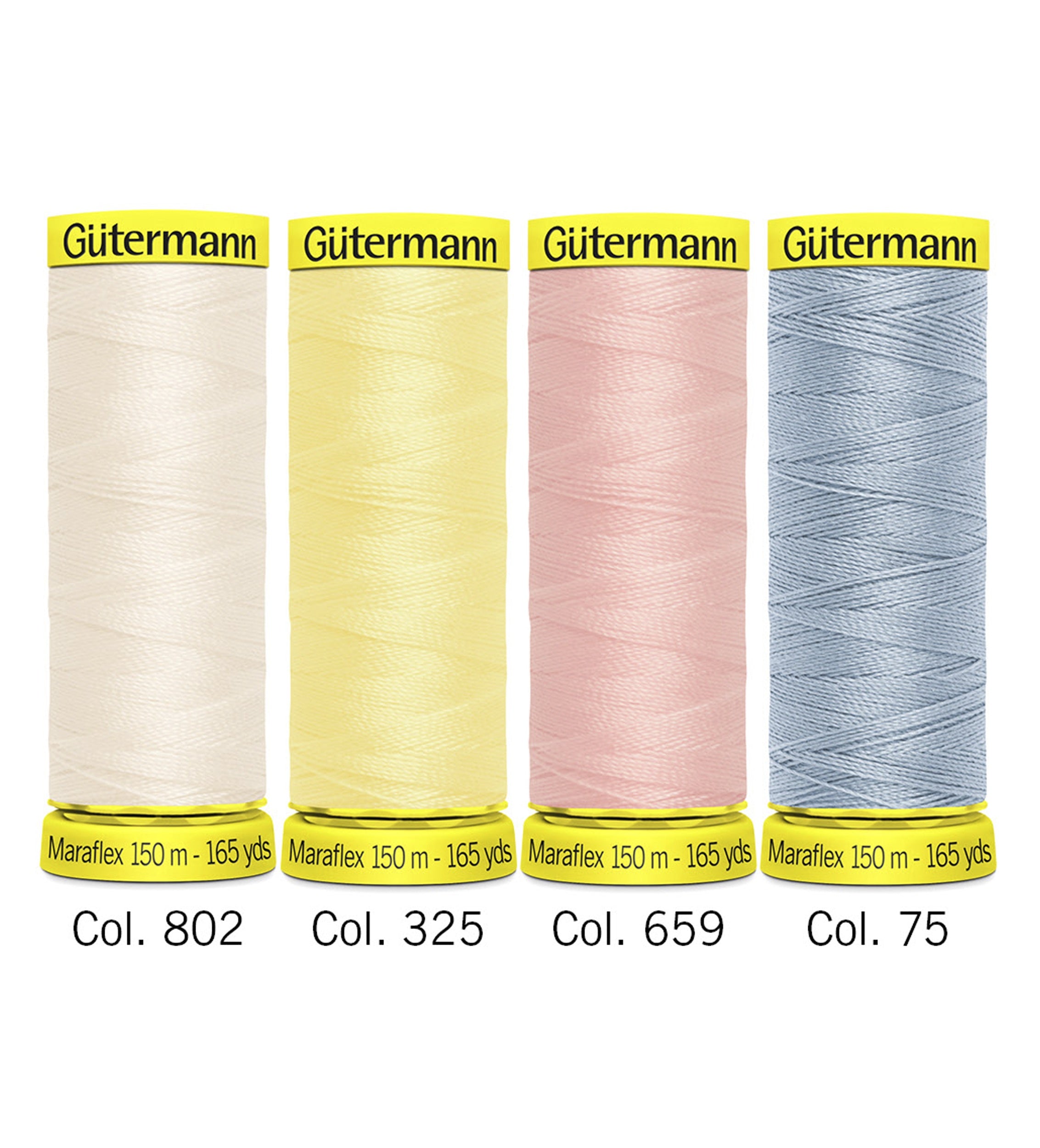 Gütermann Maraflex joustava ompelulankalajitelma 4x150 m